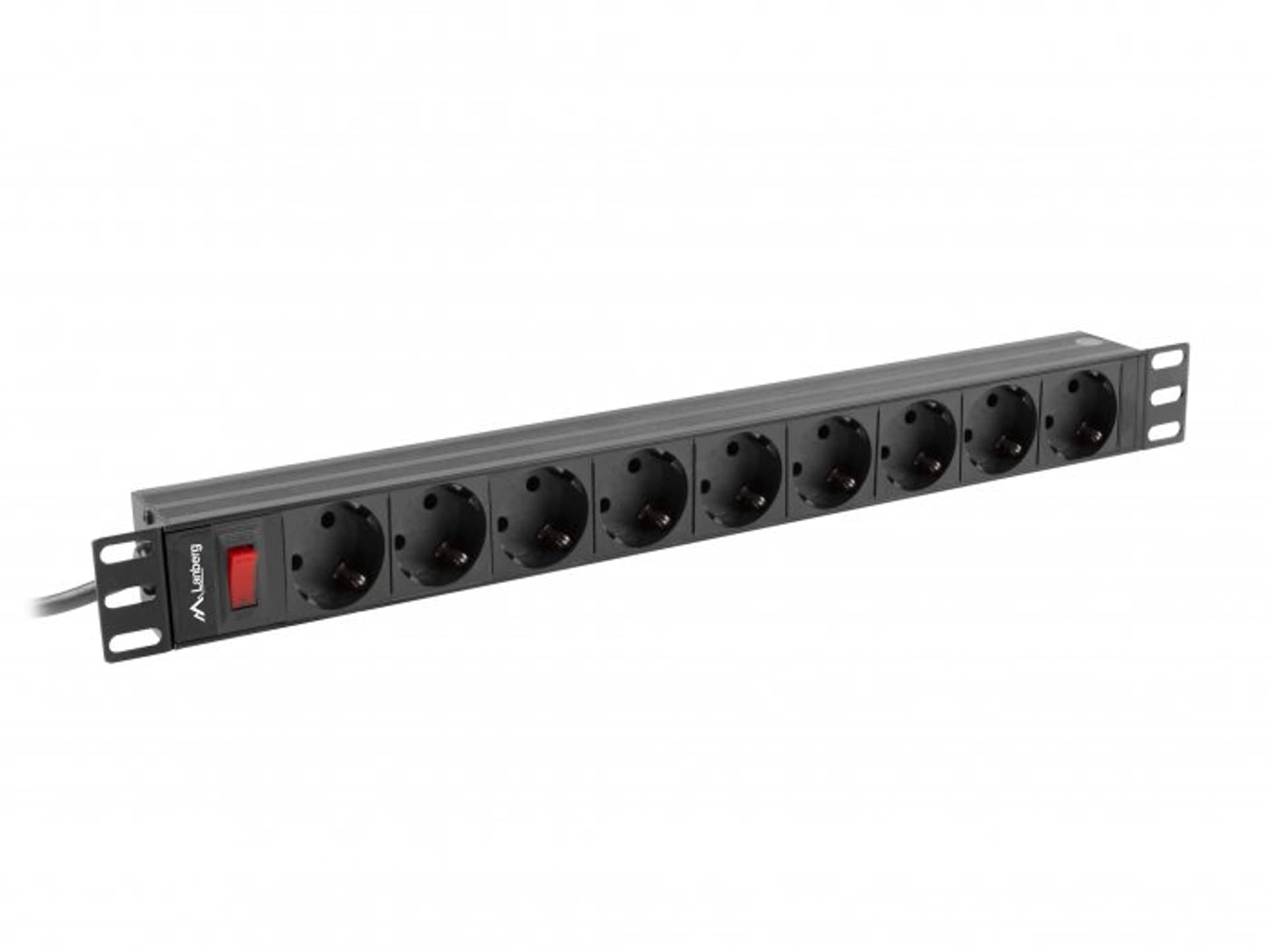 

LISTWA ZASILAJĄCA RACK PDU 19 LANBERG 1U 16A 3M 9X SCHUKO CZARNA