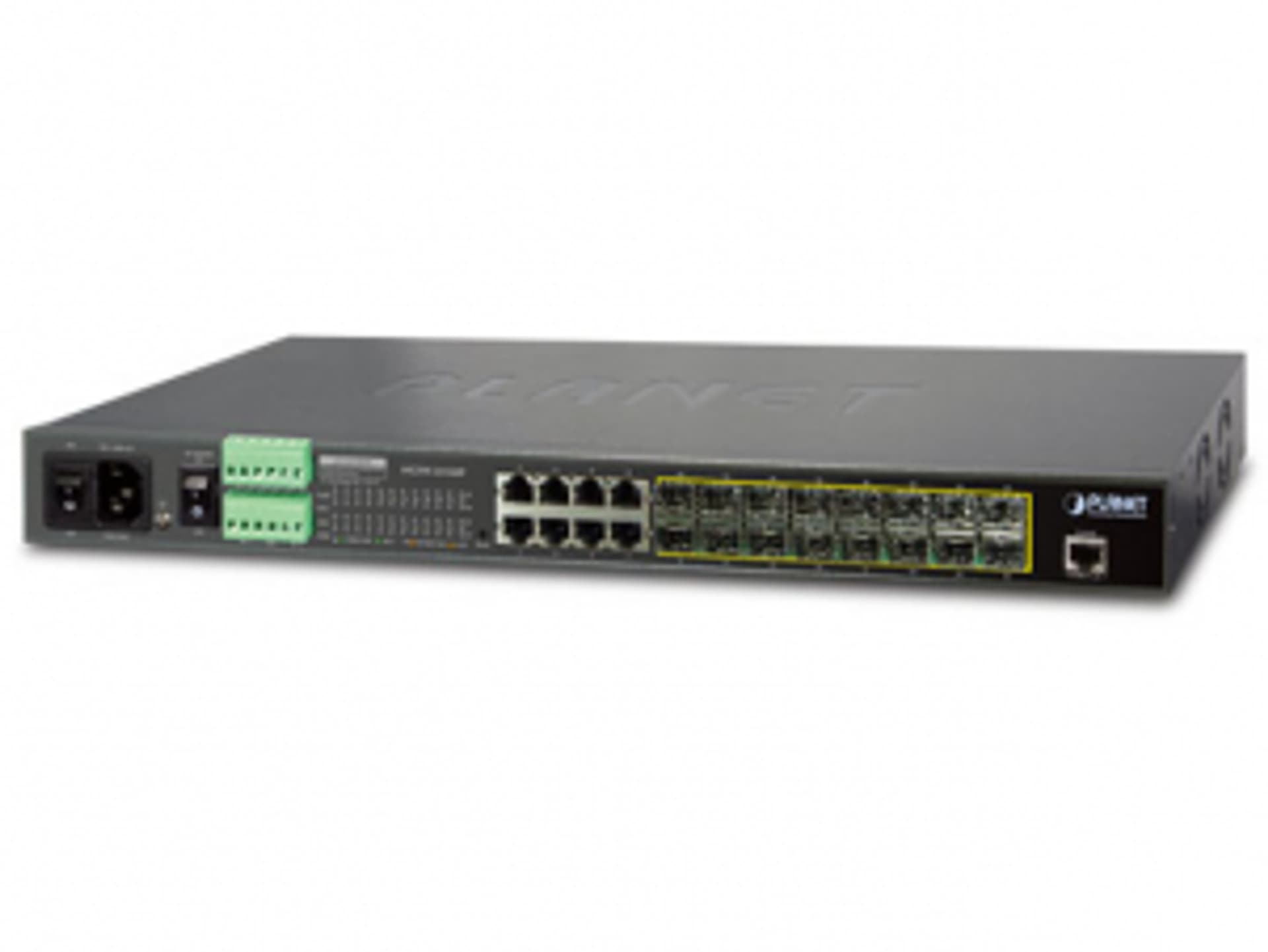 

SWITCH PLANET MGSW-24160F 16X 1GB BASE-X SFP/8X 1GB BASE-T ZARZĄDZALNY L2+ METRO ETHERNET RACK