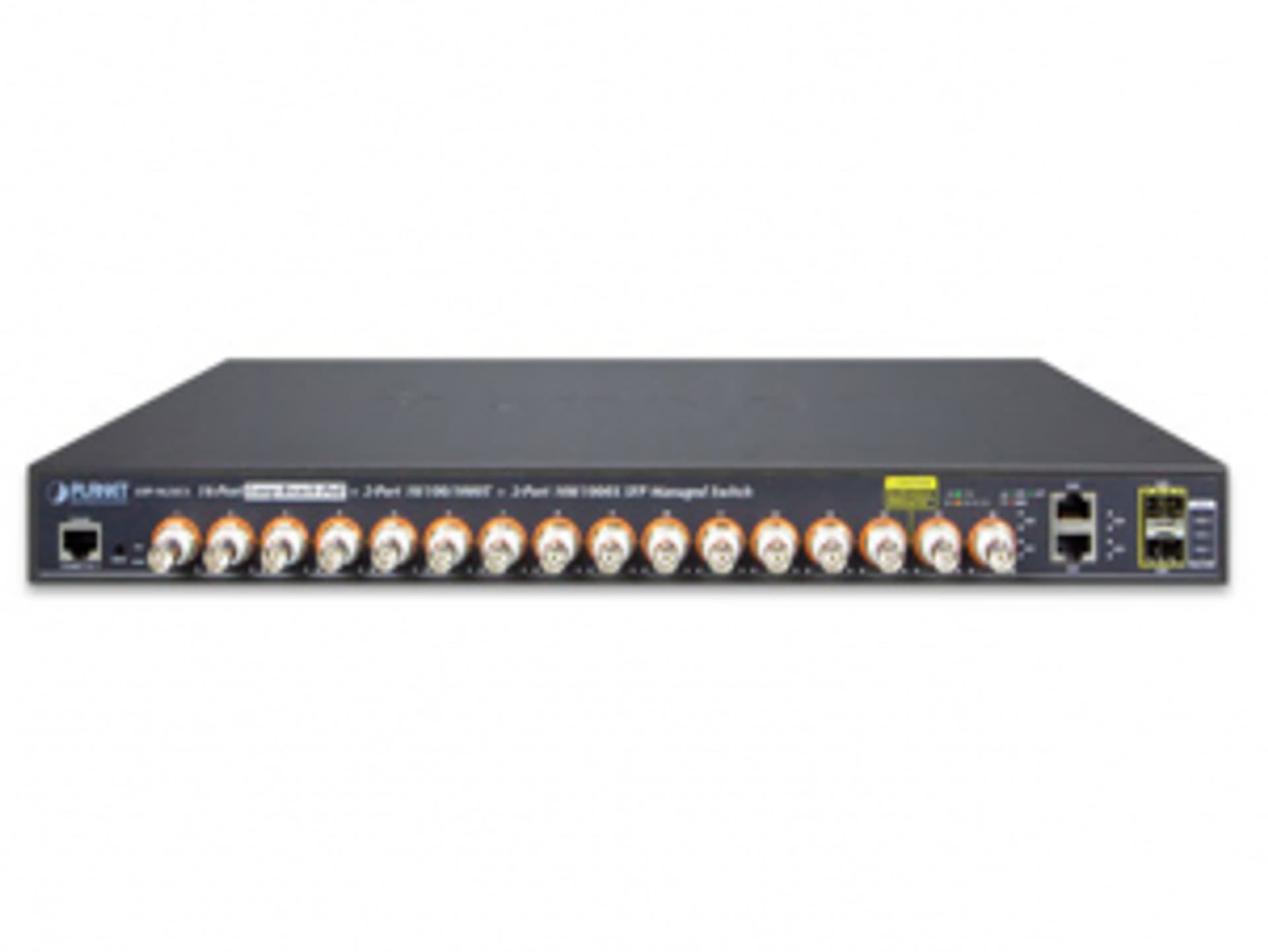 

SWITCH PLANET LRP-1622CS 16X COAX/2X 1GB BASE-T/2X 1GB BASE-X SFP LONG REACH ZARZĄDZALNY