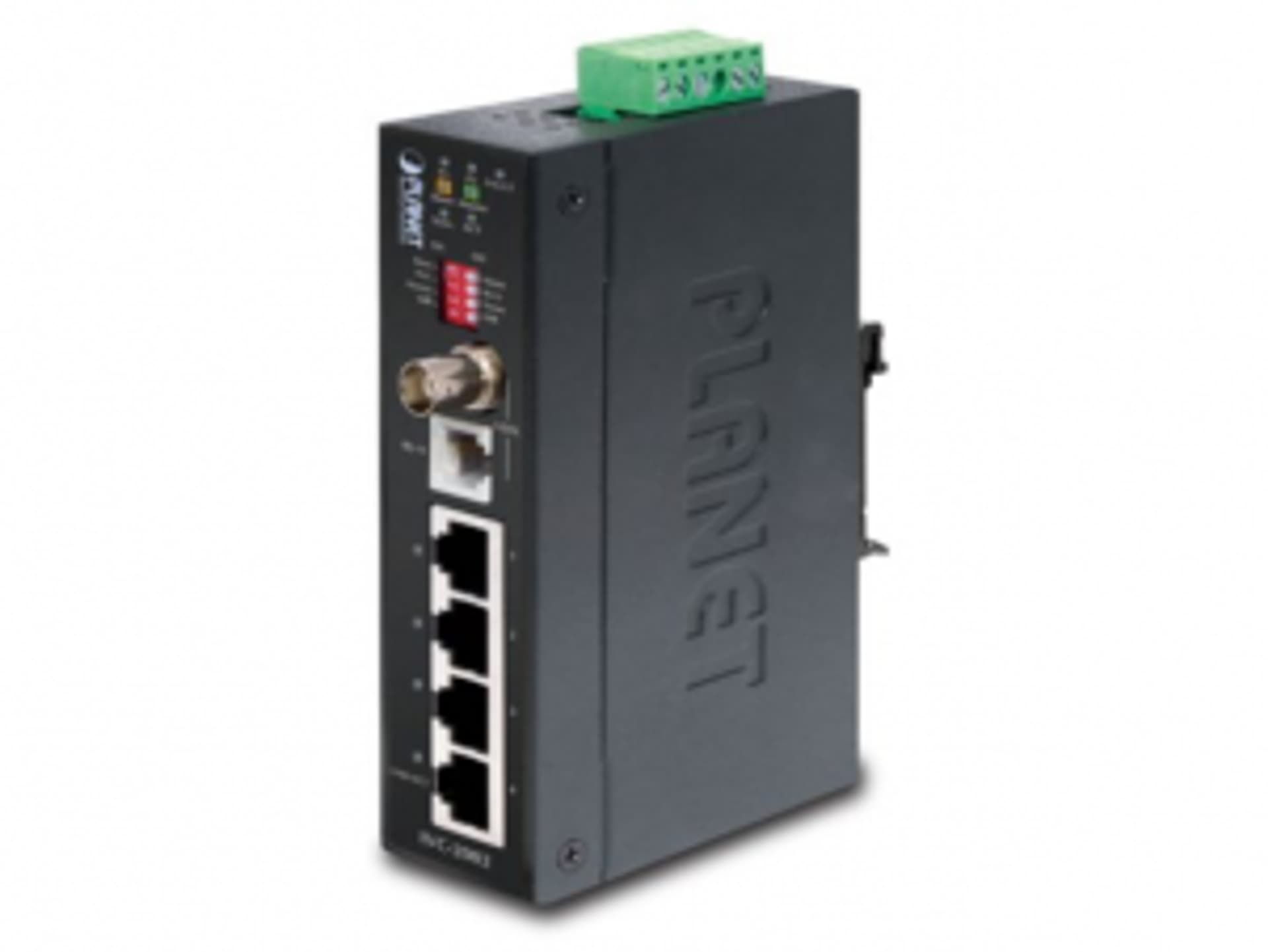 

SWITCH PLANET IVC-2002 4X 100BASE-TX/1X BNC NIEZARZĄDZALNY PRZEMYSŁOWY FAST ETHERNET DIN RAIL