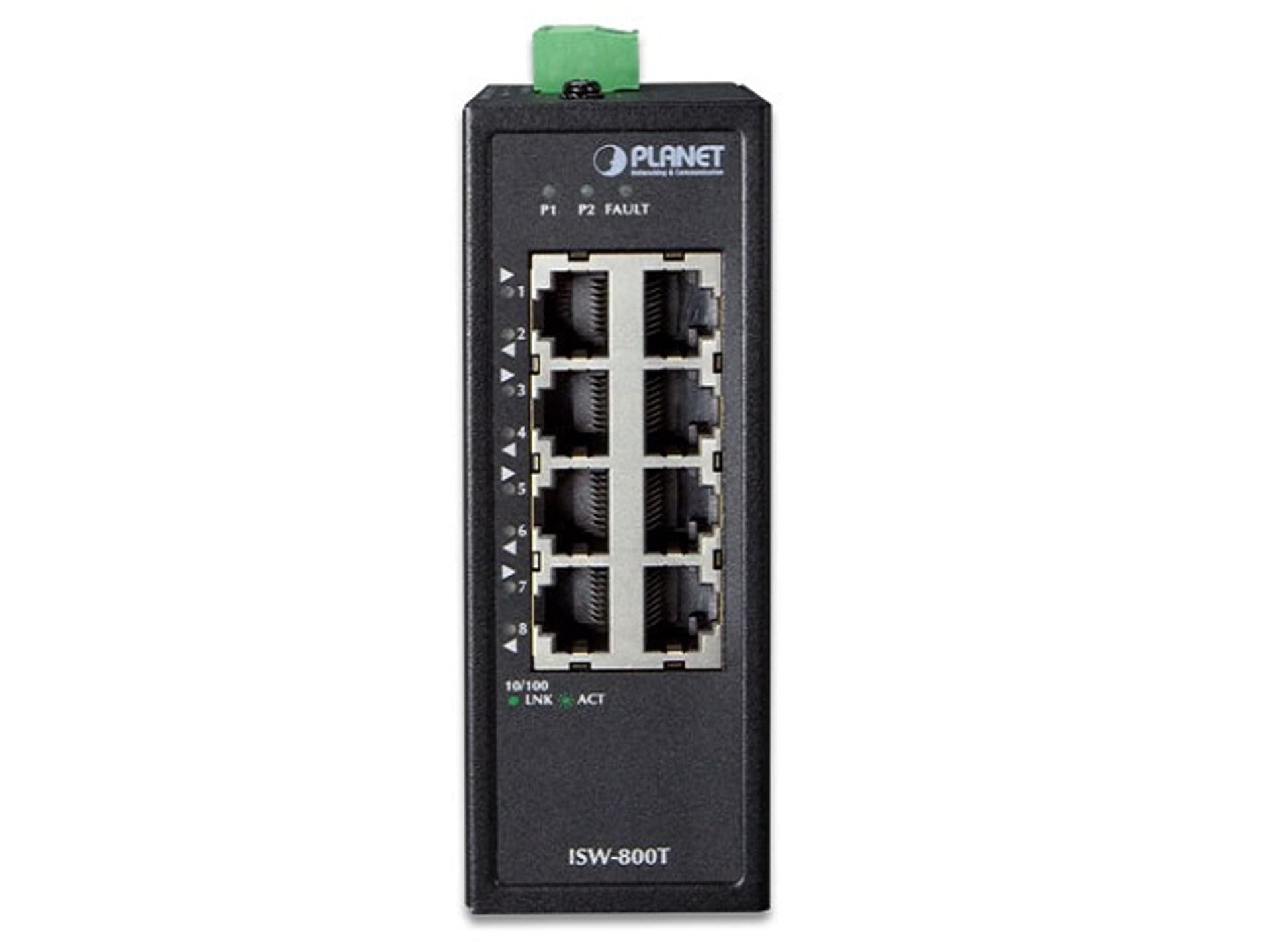 

SWITCH PLANET ISW-800T 8X 10/100TX NIEZARZĄDZALNY PRZEMYSŁOWY FAST ETHERNET DIN RAIL
