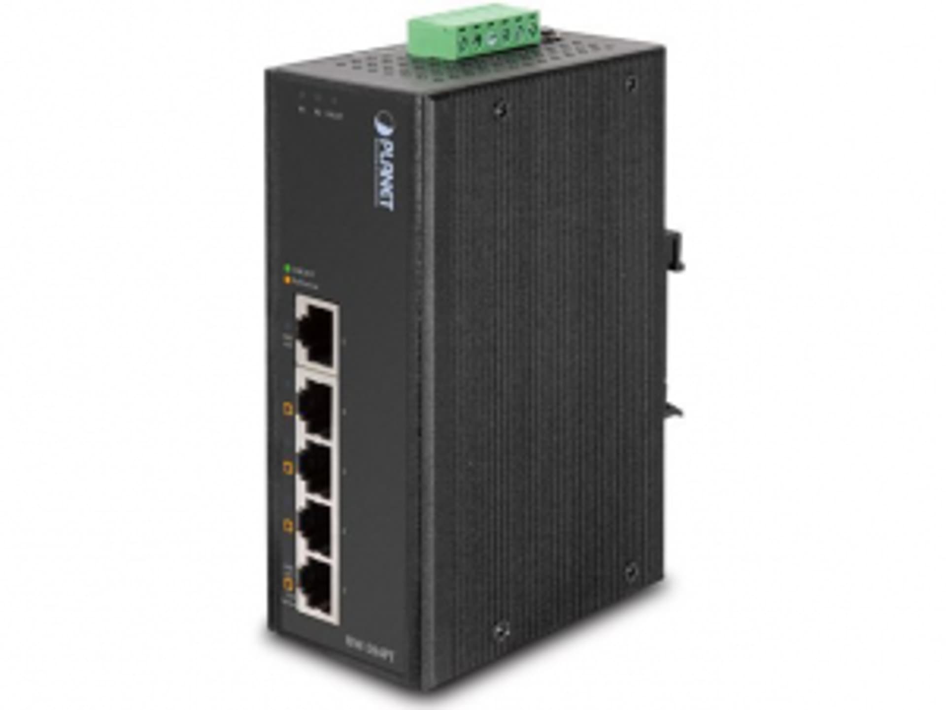 

SWITCH PLANET ISW-504 5X 100MB/S POE NIEZARZĄDZALNY PRZEMYSŁOWY FAST ETHERNET DIN RAIL