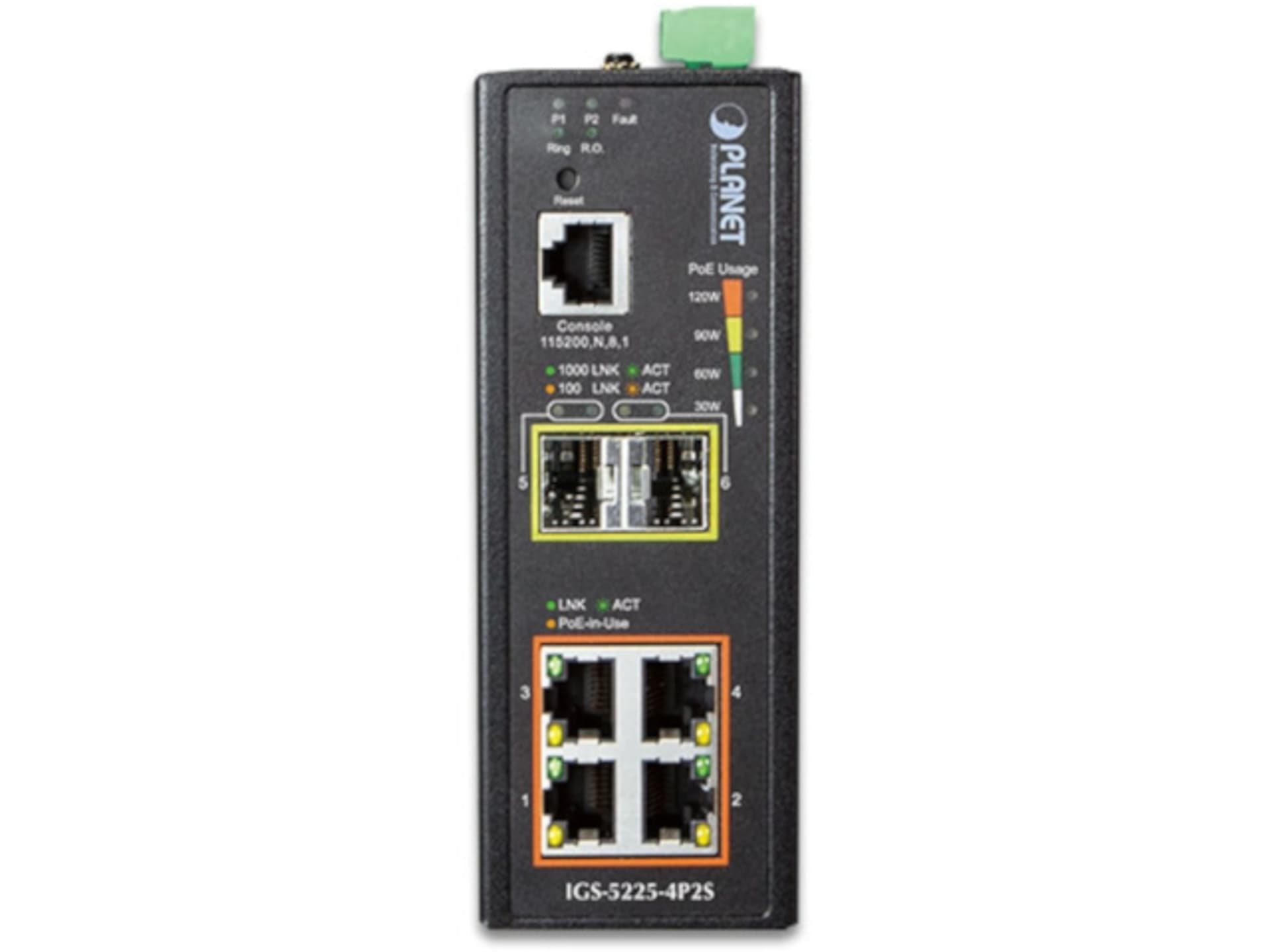 

SWITCH PLANET IGS-5225-4P2S 4X 1GB BASE-T POE/2X 1000X ZARZĄDZALNY L2+ PRZEMYSŁOWY GIGABIT ETHERNET