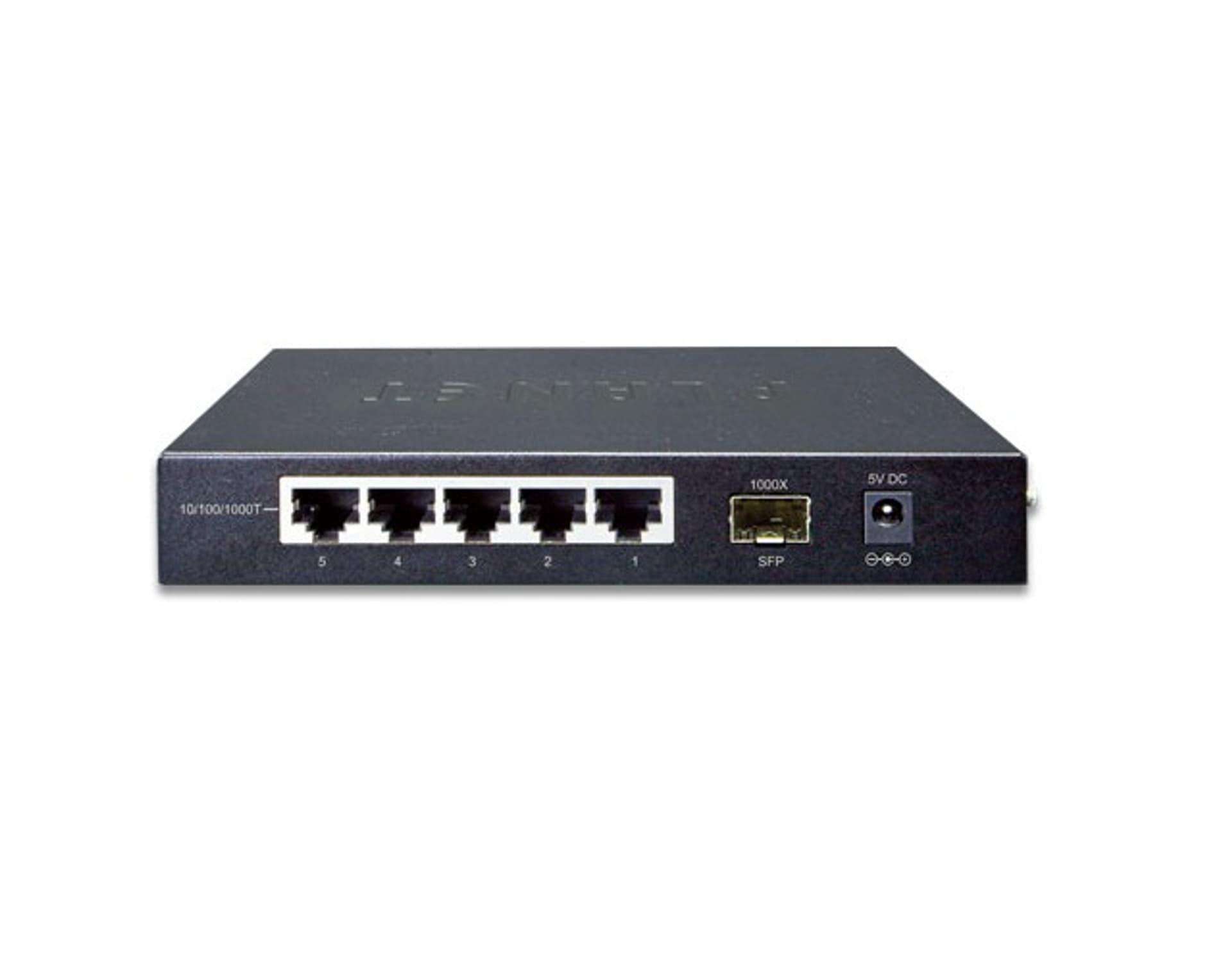 

SWITCH PLANET GSD-603F 4X 1GB/1X 1GB BASE-X SFP NIEZARZĄDZALNY GIGABIT ETHERNET DESKTOP
