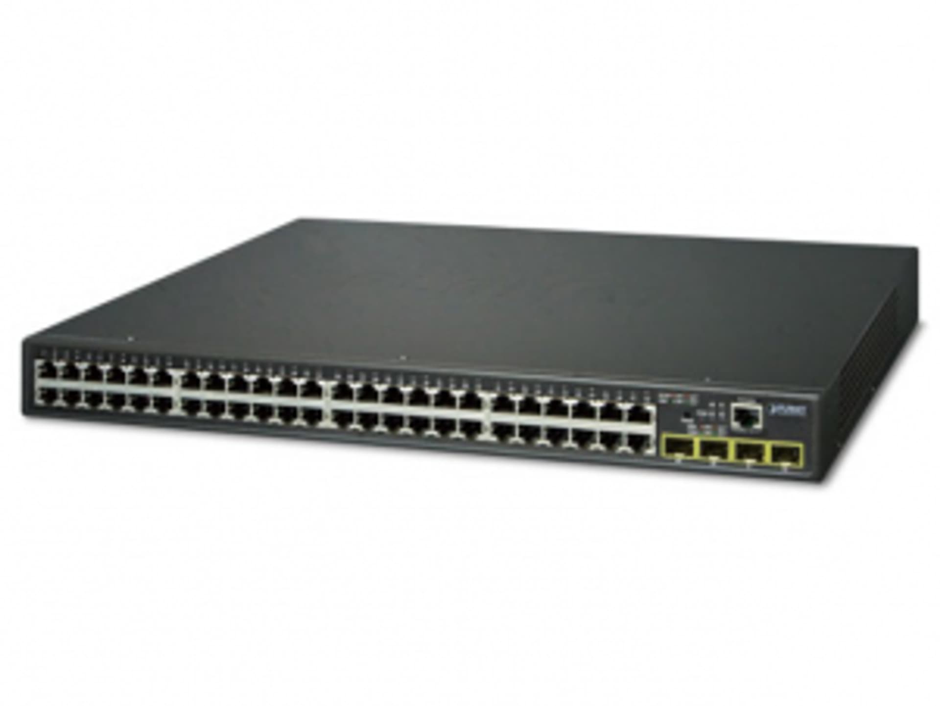 

SWITCH PLANET GS-4210-48T4S 48X 1GB BASE-T/4X 1GB BASE-X SFP ZARZĄDZALNY L2/L4 GIGABIT ETHERNET