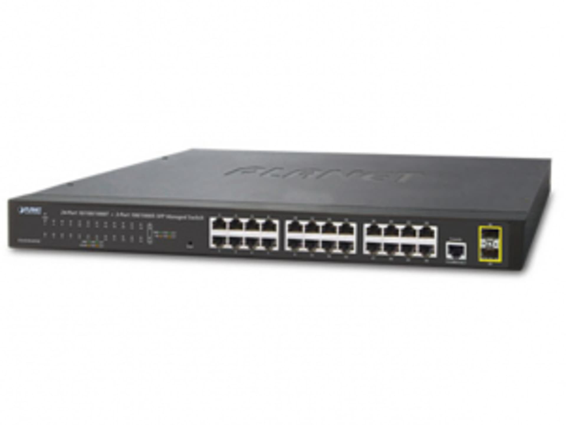 

SWITCH PLANET GS-4210-24T2S 24X 1GB BASE-T/2X 1GB BASE-X SFP ZARZĄDZALNY L2/L4 GIGABIT ETHERNET