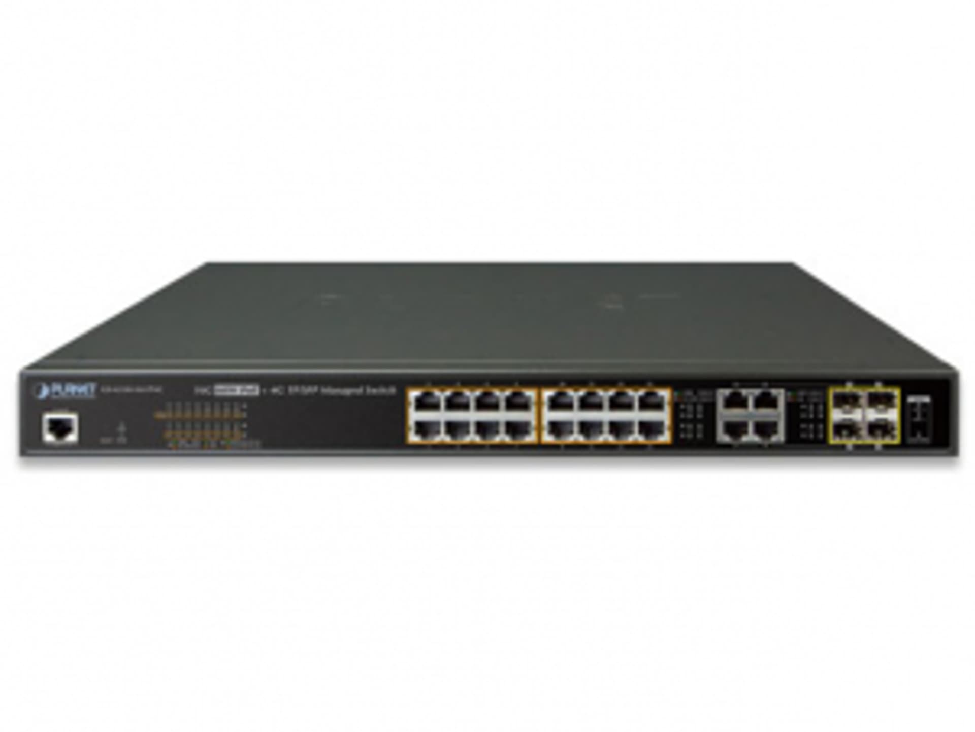 

SWITCH PLANET GS-4210-16UP4C 16X 1GB BASE-T POE/4X GIGABIT TP/SFP ZARZĄDZALNY L2/L4