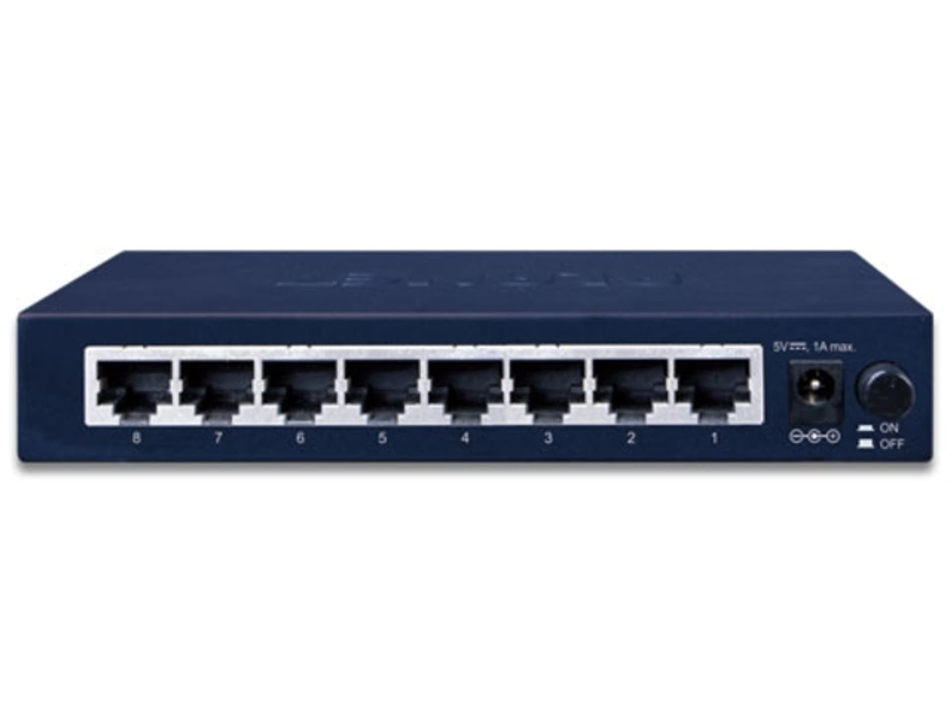 

SWITCH PLANET FSD-803 8X 100MB/S NIEZARZĄDZALNY FAST ETHERNET SOHO DESKTOP