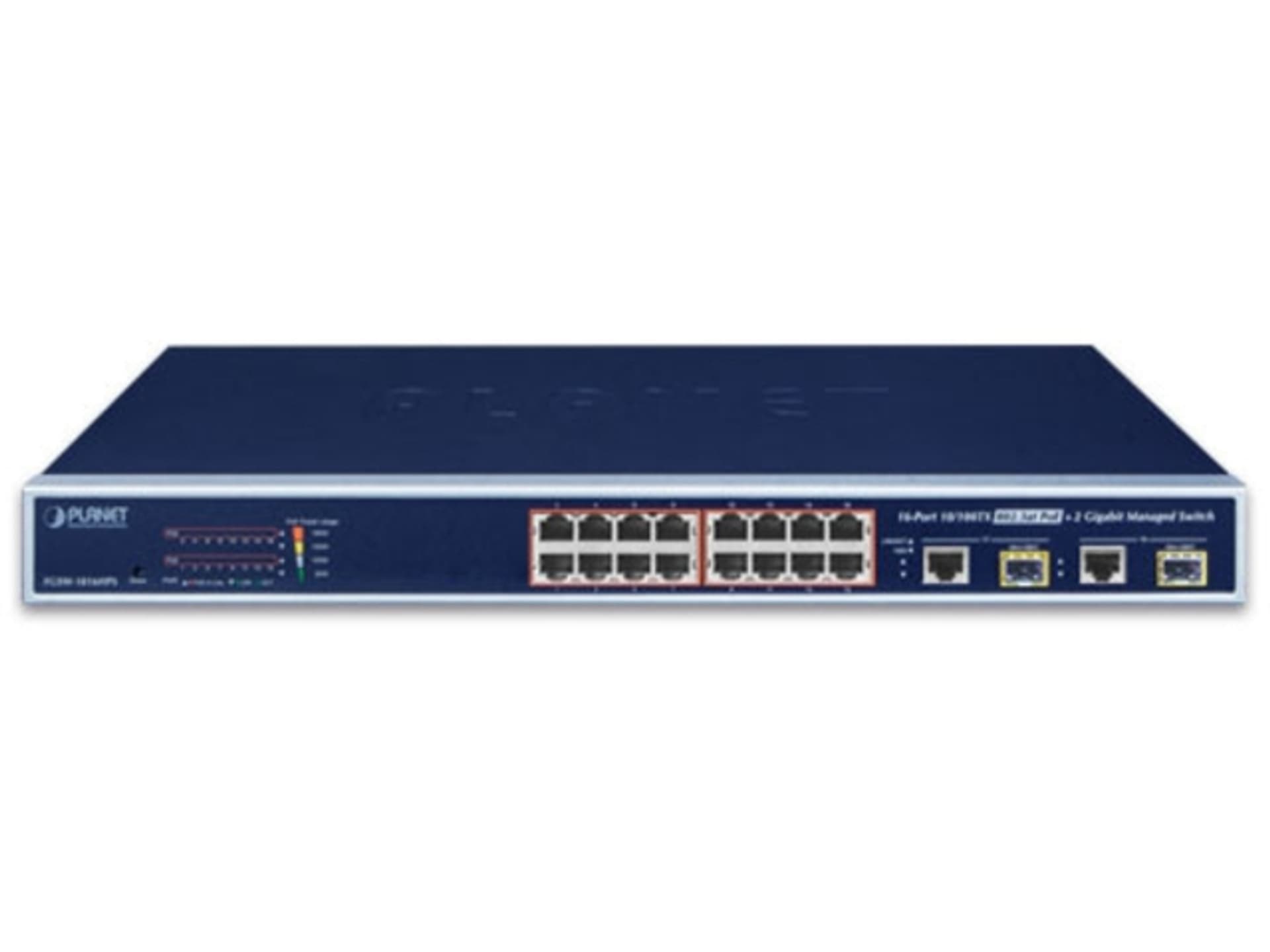 

SWITCH PLANET FGSW-1816HPS 16X 100TX POE/2X GIGABIT TP/SFP WEB SMART FAST ETHERNET