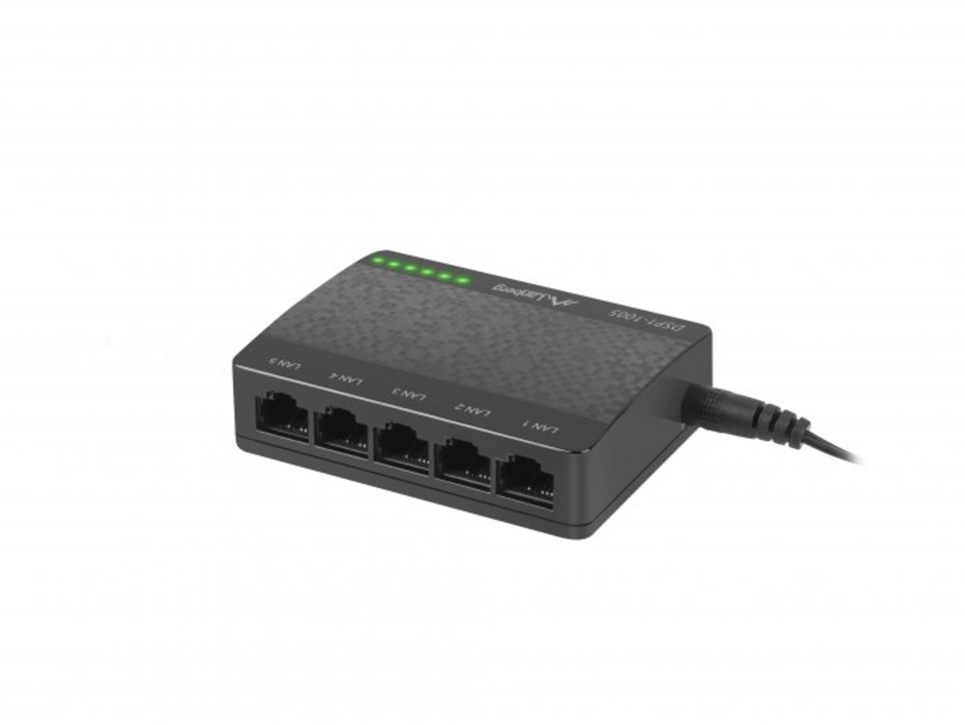 

SWITCH LANBERG DSP1-1005 5X 1GB/S NIEZARZĄDZALNY GIGABIT ETHERNET DESKTOP 5V