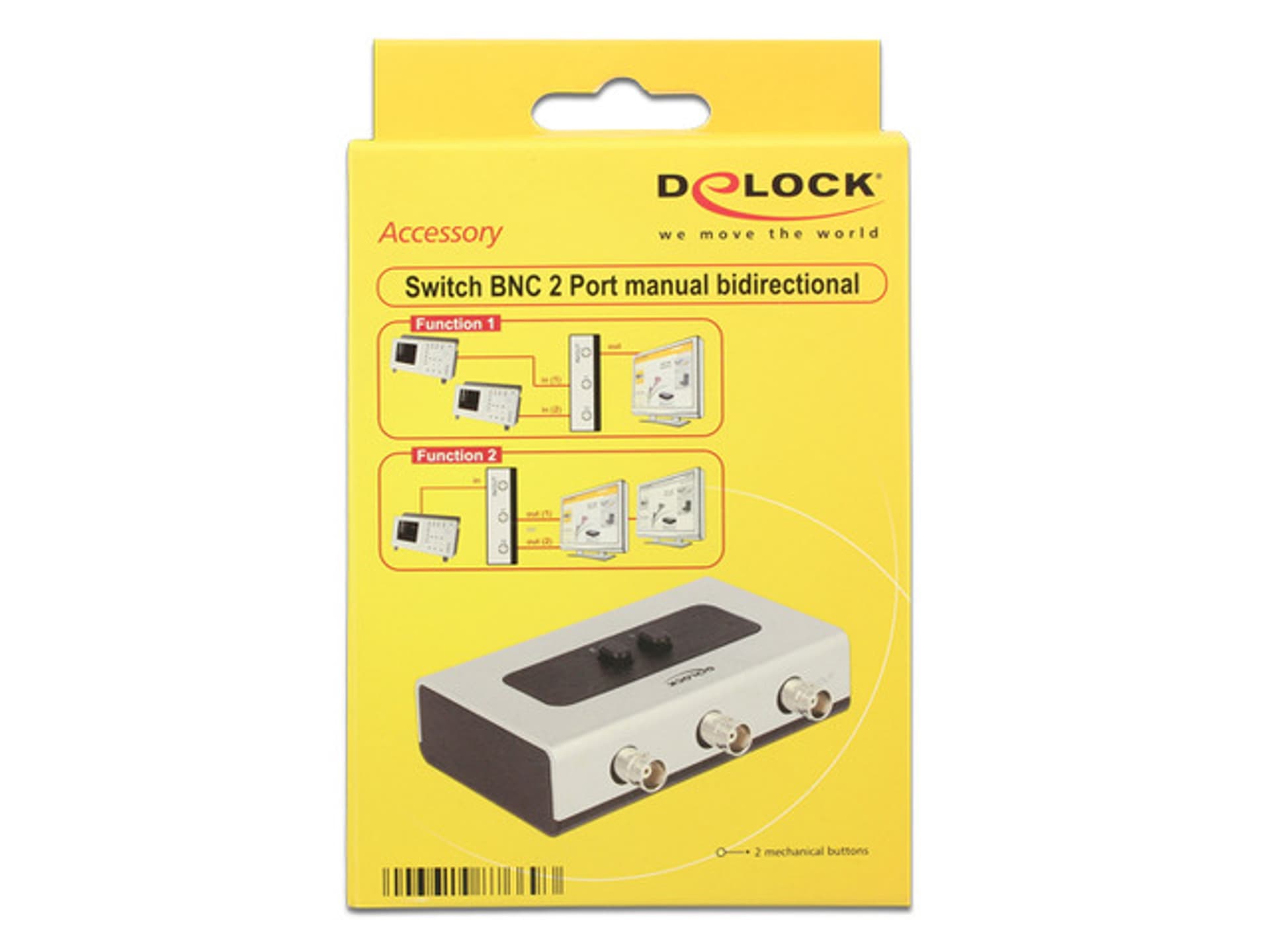 

SWITCH DELOCK 2X BNC BIDIRECTIONAL SZARY