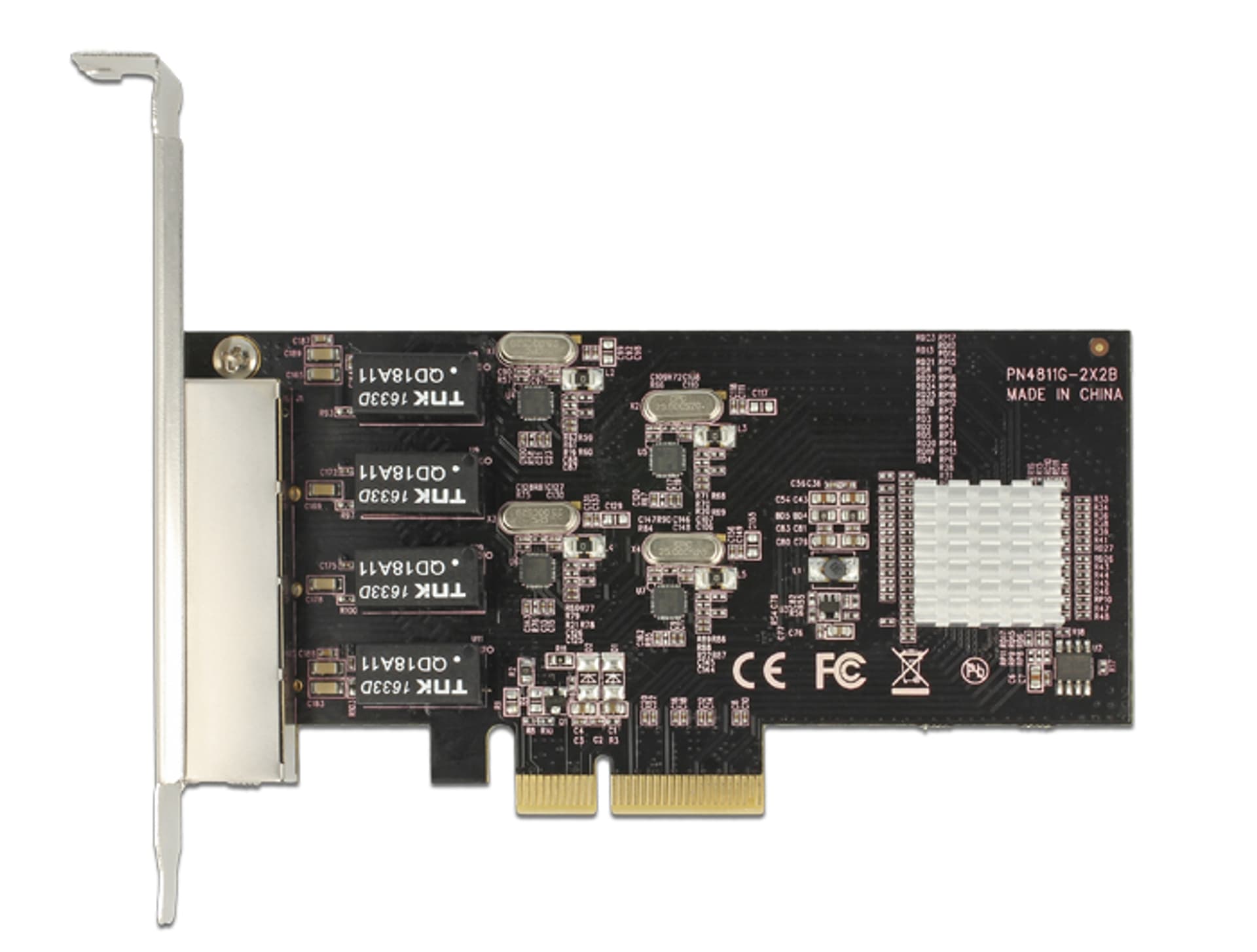 

KARTA SIECIOWA DELOCK PCI-E 4X RJ45 1GB ŚLEDŹ LOW PROFILE