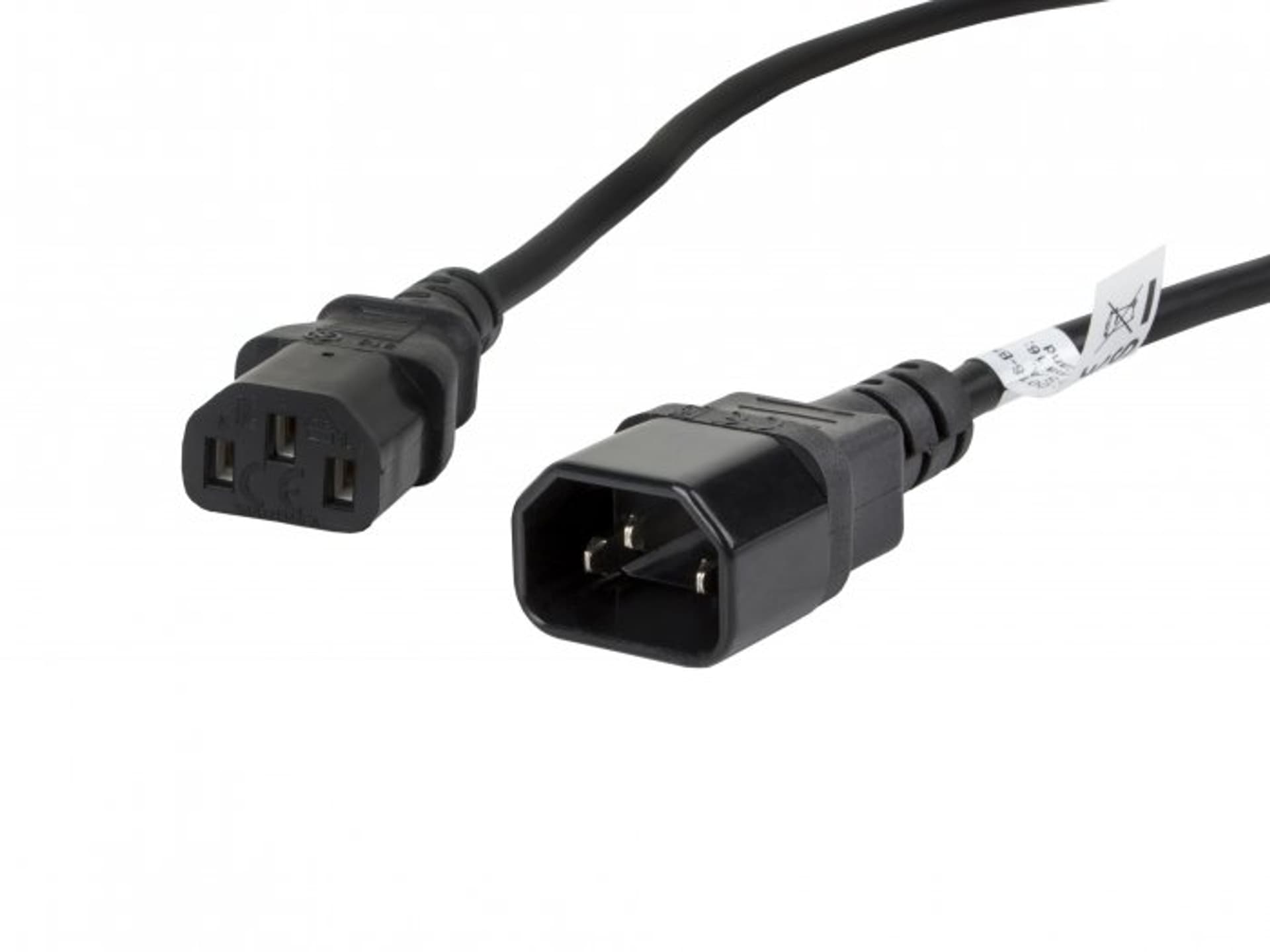 

PRZEDŁUŻACZ KABLA ZASILAJĄCEGO IEC 320 C13->C14 1.8M VDE CZARNY