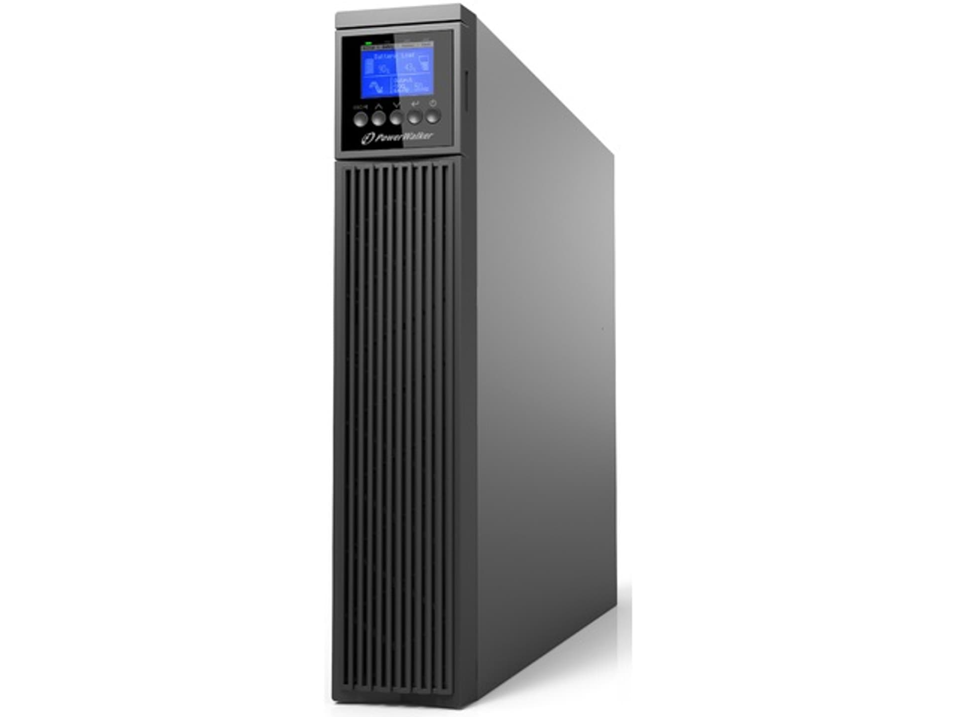 

UPS RACK POWERWALKER VFI 10000 RTGE PF1 ON-LINE 10000VA 2X IEC C13 USB-B RS-232 2U BEZ AKU