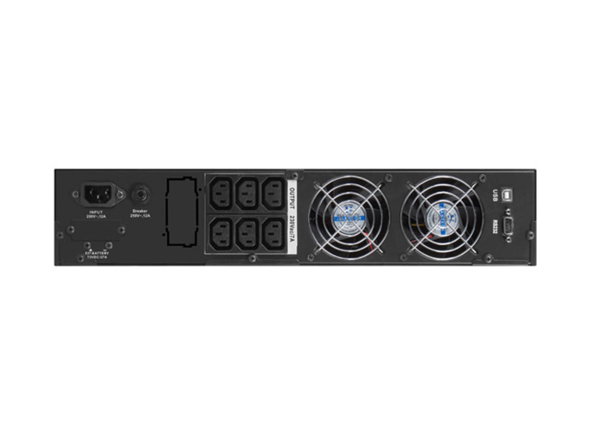 

UPS RACK ARMAC R/2000I/ONL ON-LINE 2000VA LCD 6X IEC C13 2U USB-B RS-232 METALOWA OBUDOWA