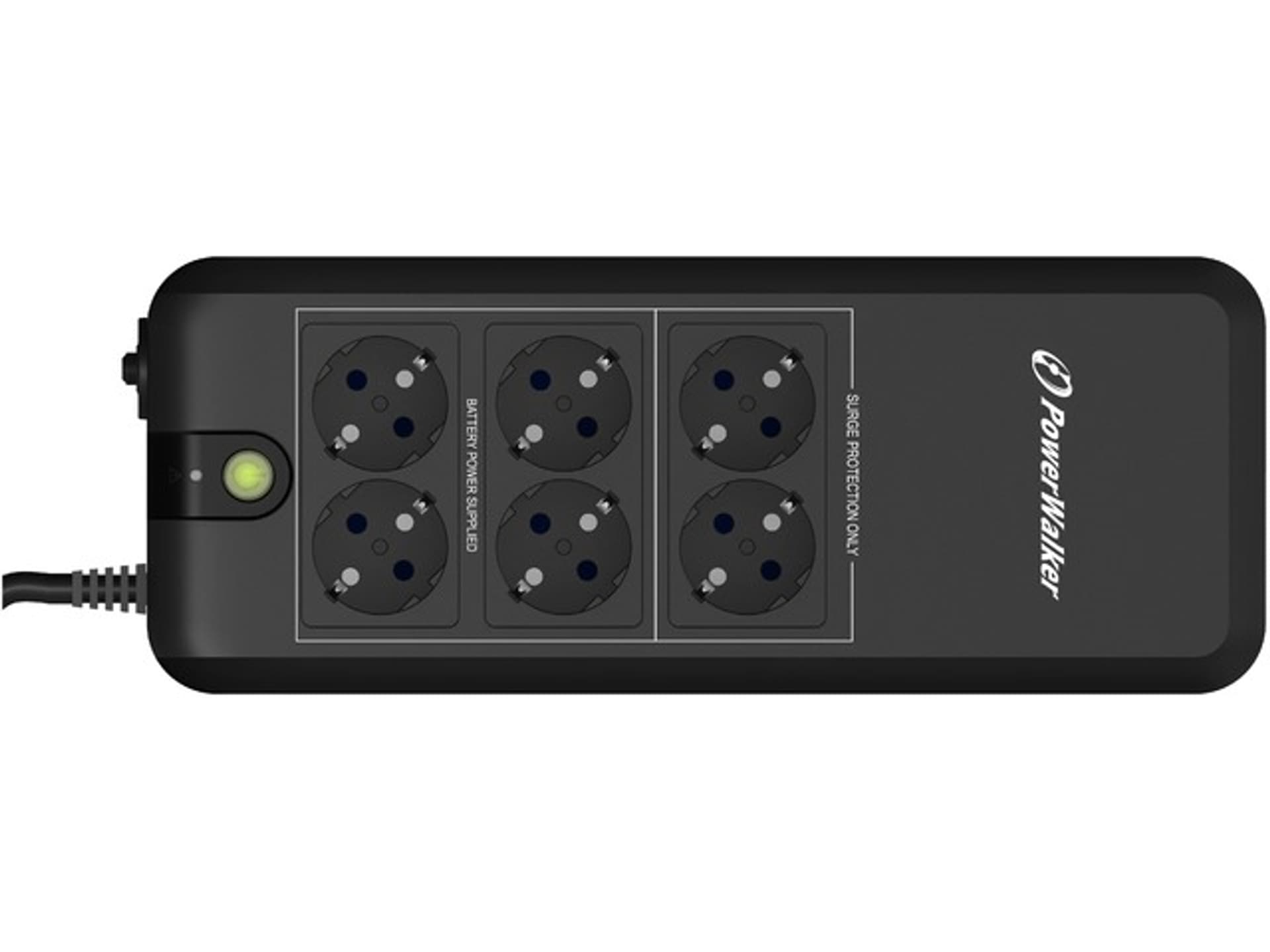

UPS POWERWALKER VFD 600 APFC OFFLINE 600VA 6X SCHUKO
