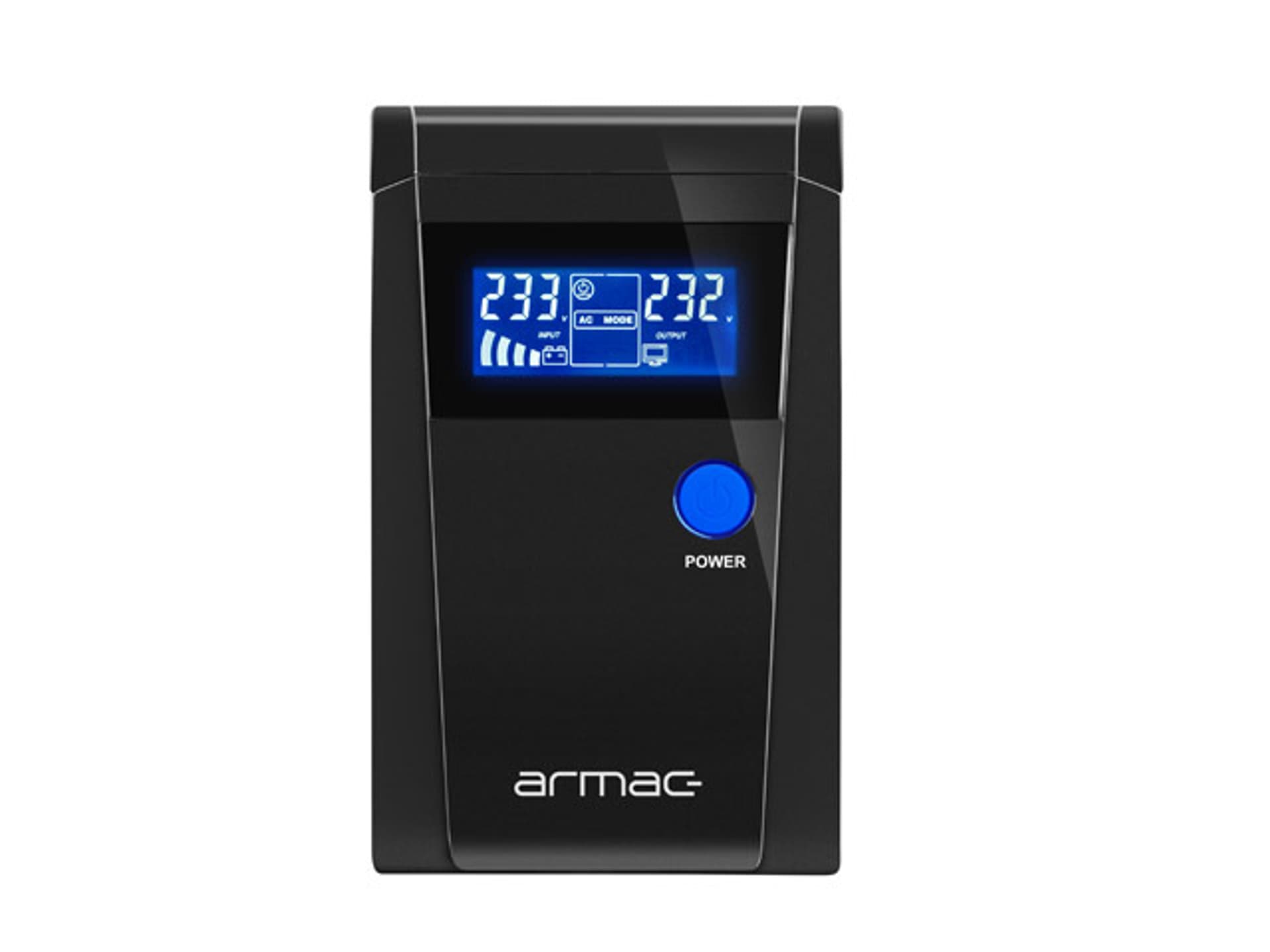 

UPS ARMAC OFFICE O/650E/PSW LINE-INTERACTIVE 650VA 2X 230V PL LCD PURE SINE WAVE METALOWA OBUDOWA