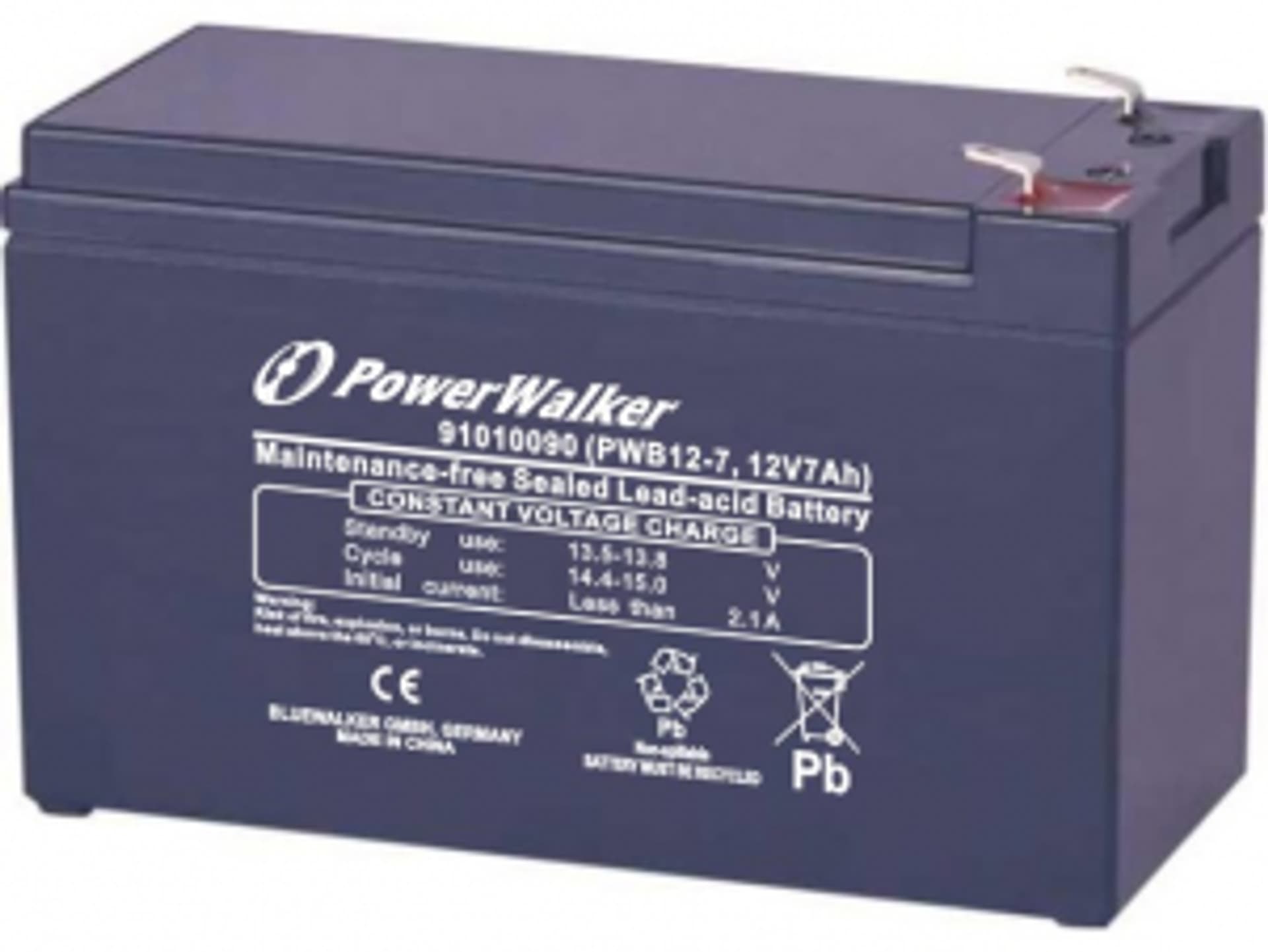 

AKUMULATOR ŻELOWY DO UPS 12V/7AH UNIWERSALNY POWERWALKER