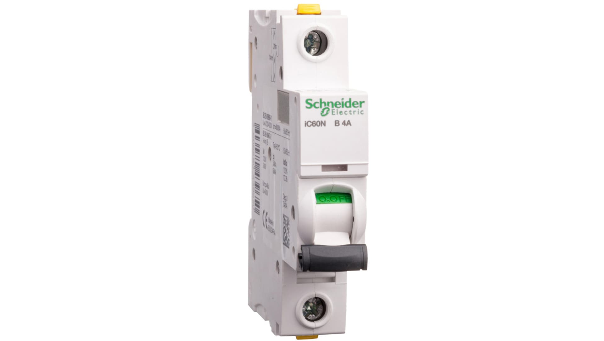 

Wyłącznik nadprądowy 1P B 4A 6kA AC iC60N-B4 A9F03104
