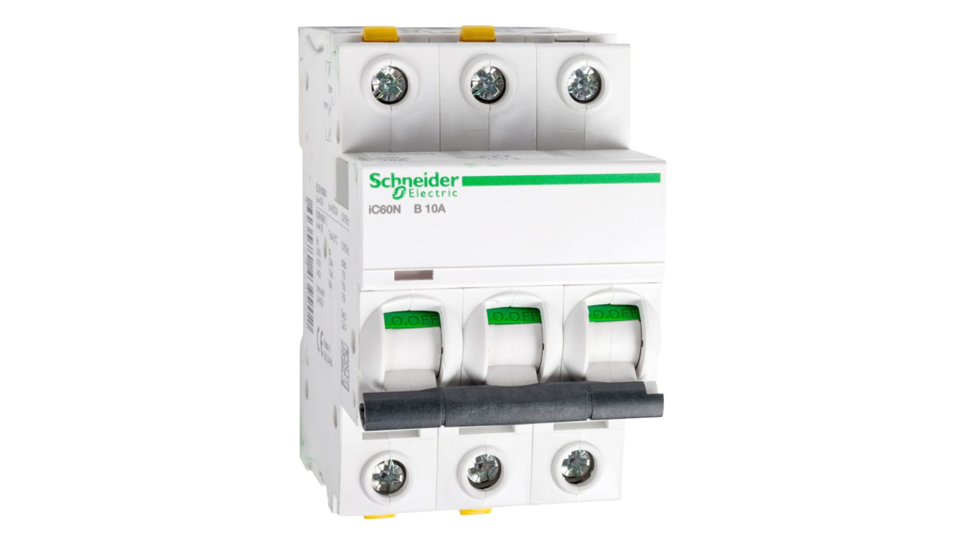 

Wyłącznik nadprądowy 3P B 10A 6kA AC iC60N-B10-3 A9F03310