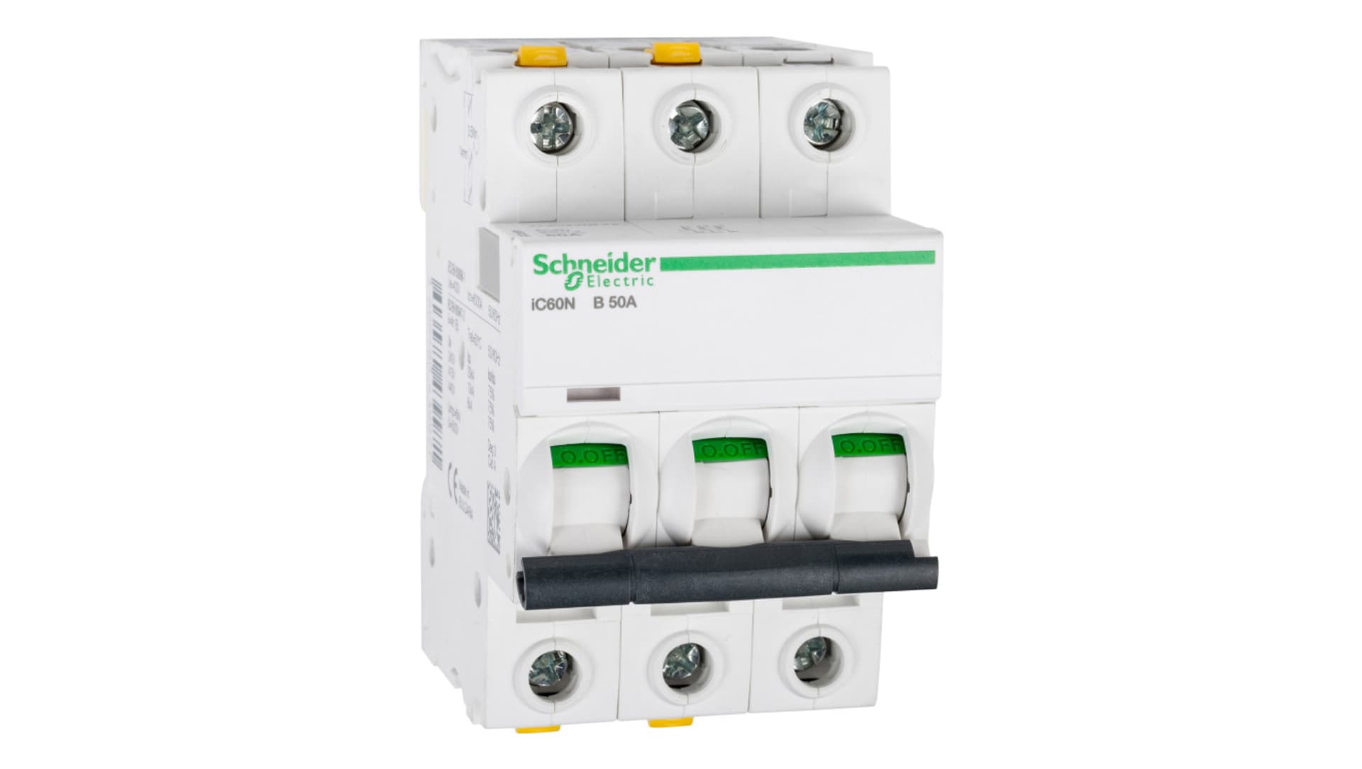 

Wyłącznik nadprądowy 3P B 50A 6kA AC iC60N-B50-3 A9F03350
