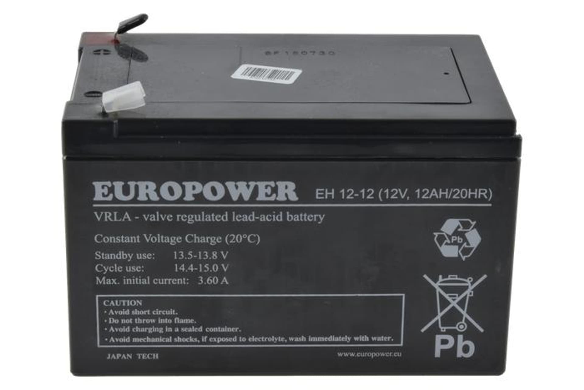 

Akumulator AGM Europower EH12-12 12V 12Ah