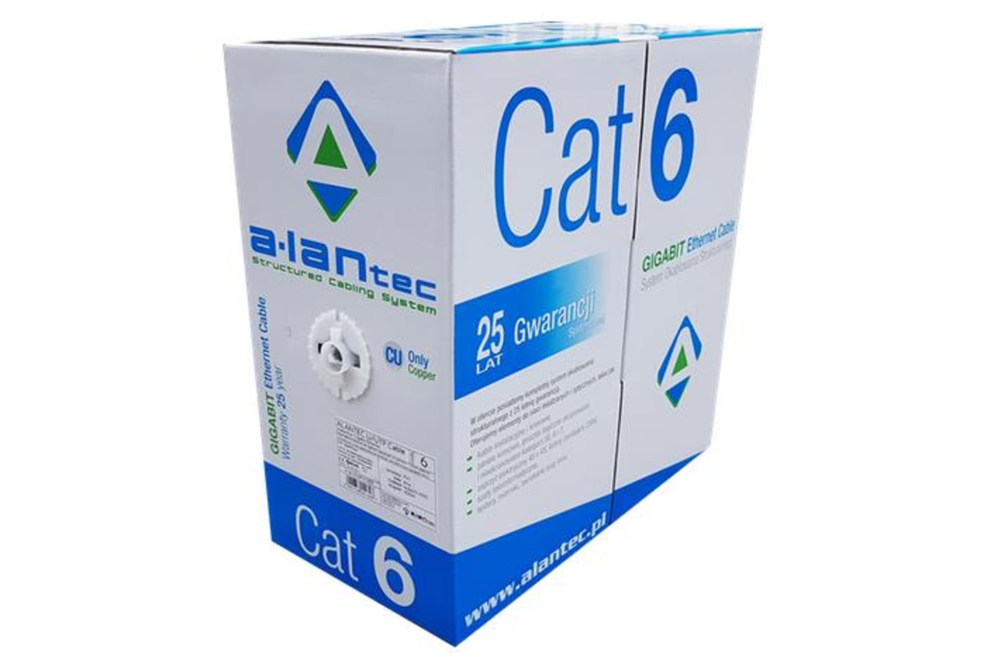 

UTP kabel kat.6 PVC 4x2x23AWG 4PR 305m ALANTEC Cert. INTERTEK