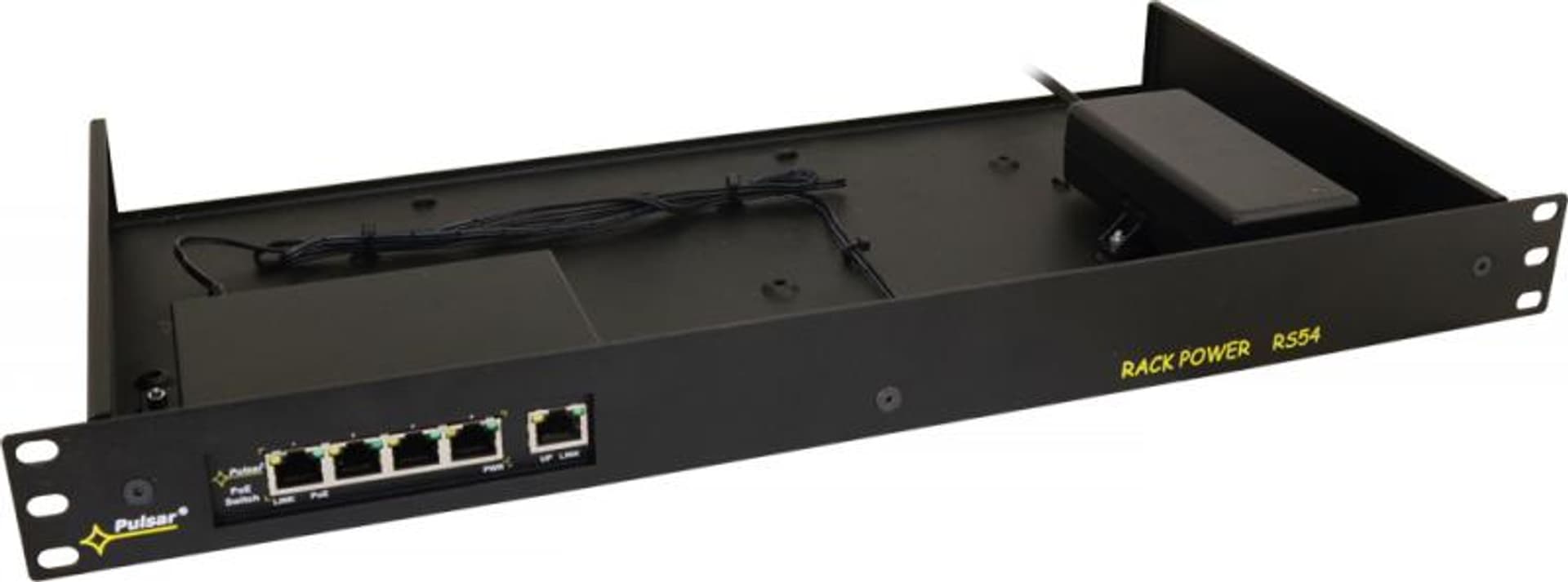 

Pulsar RS54 switch 5-portowy PoE dla 4 kamer IP, RACK