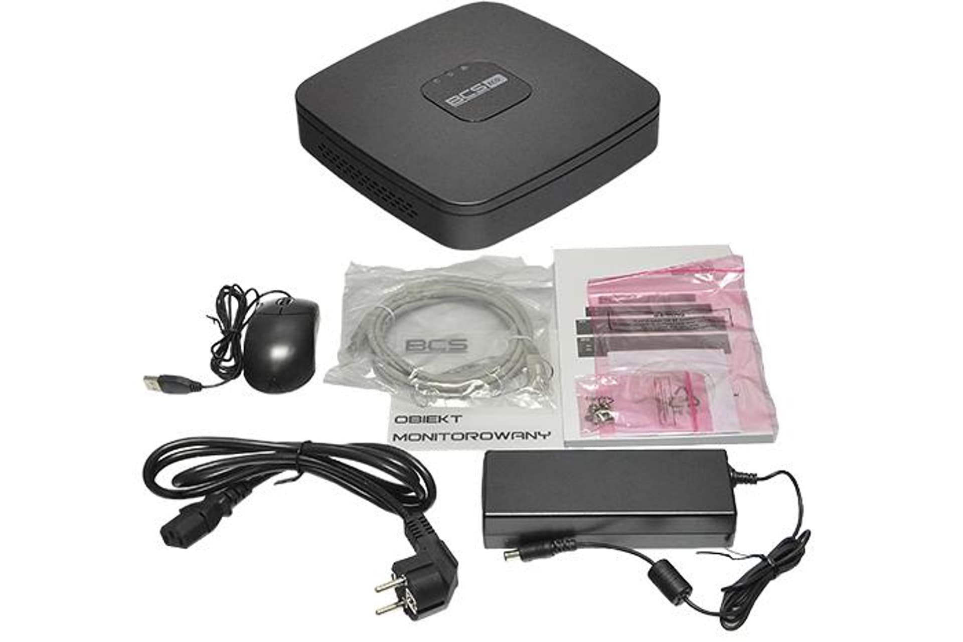 

Rejestrator IP BCS-NVR08015ME-P 8-kanałowy 4 x POE