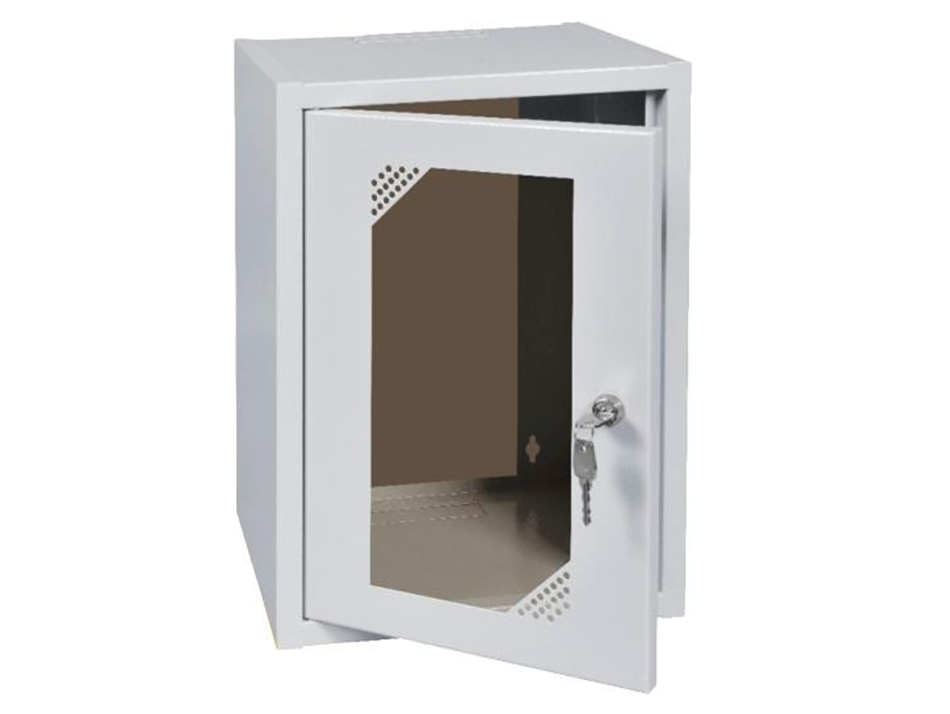 

Szafa rack 10 9U 310x300, wisząca, z szybą