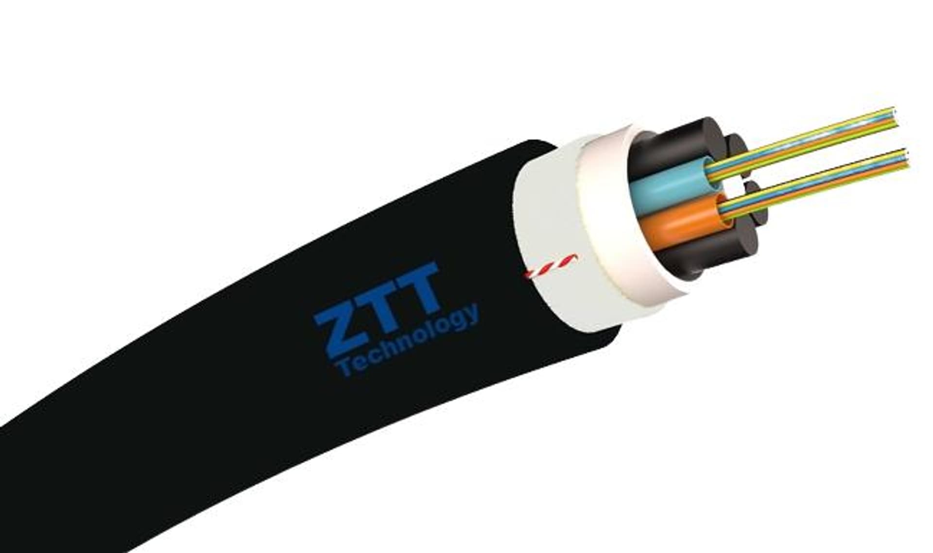 

Kabel światłowodowy kanalizacyjny ZTT 24J SM G.652D 2T12F A-DQ(ZN)B2Y (Z-XOTKtsdDb) 8mm