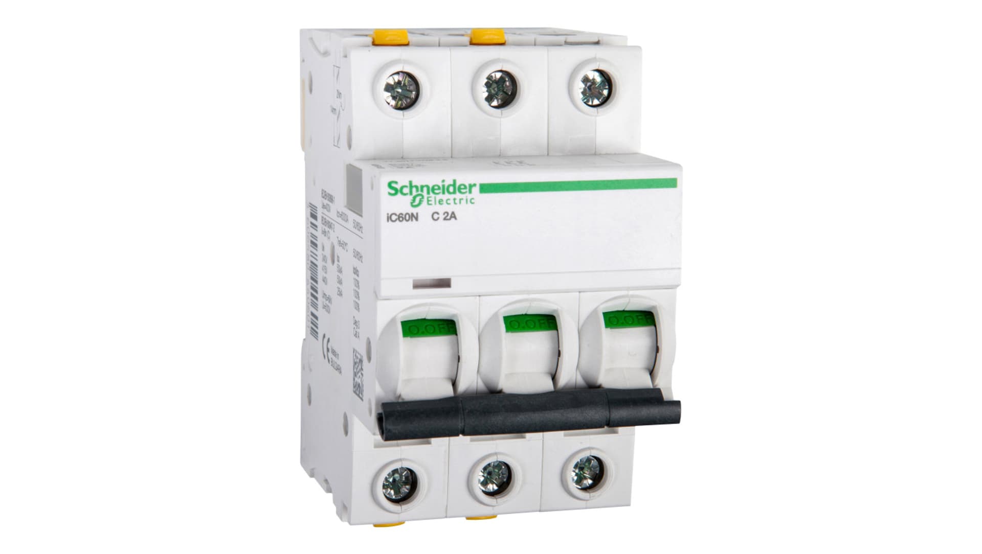 

Wyłącznik nadprądowy 3P C 2A 6kA AC iC60N-C2-3 A9F04302