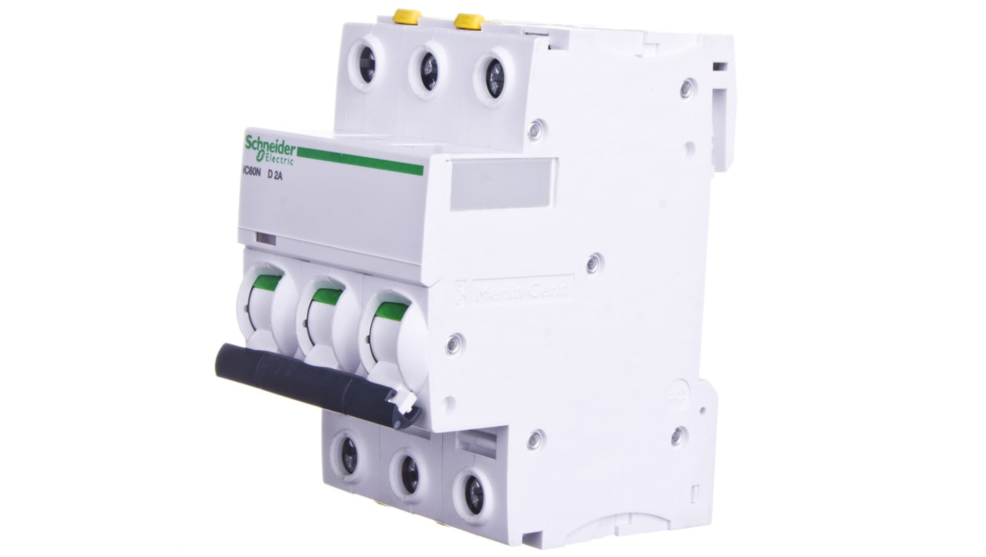 

Wyłącznik nadprądowy 3P D 2A 6kA AC iC60N-D2-3 A9F05302
