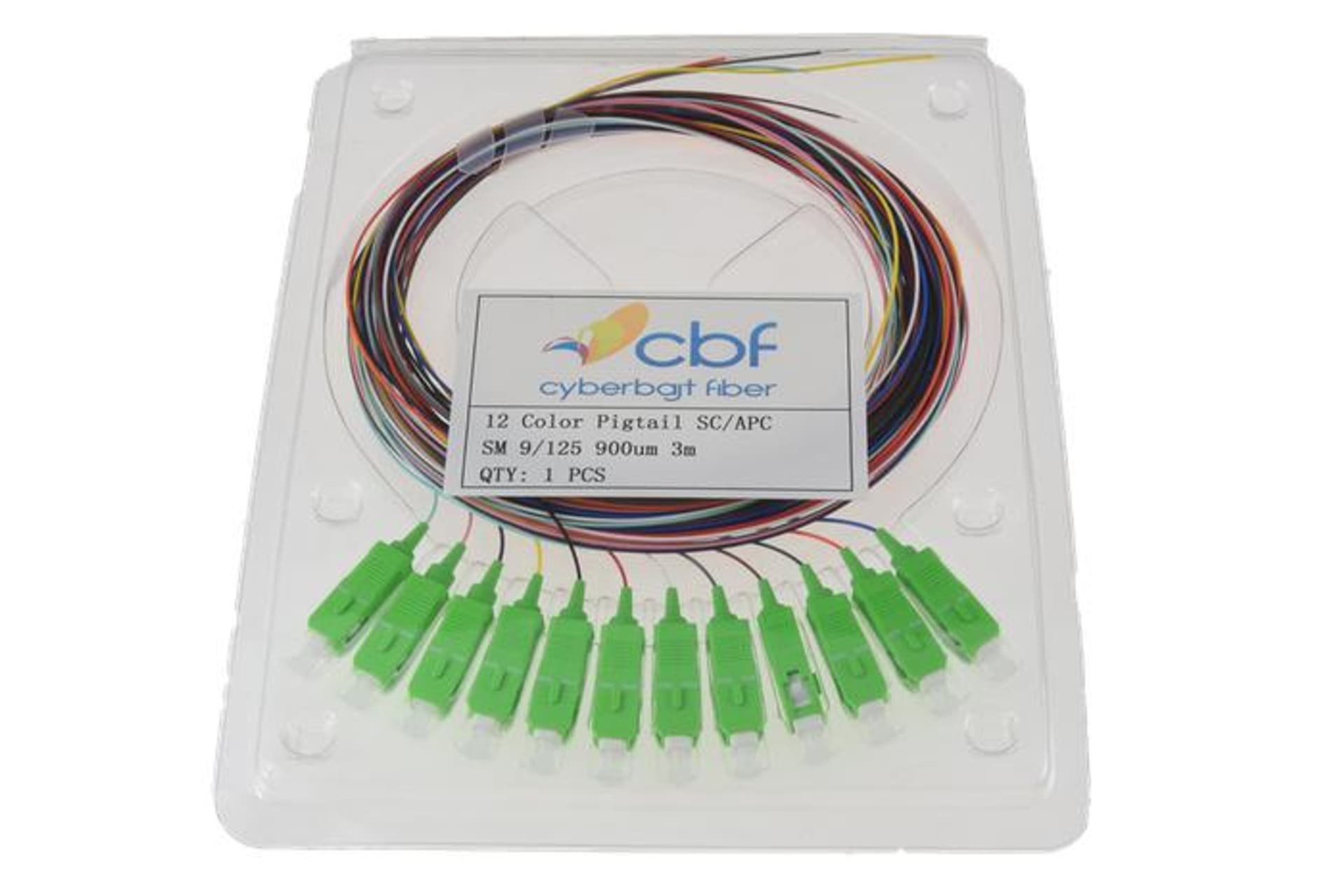 

CBF Pigtail SC/APC SM 3m G.652D (12 szt)