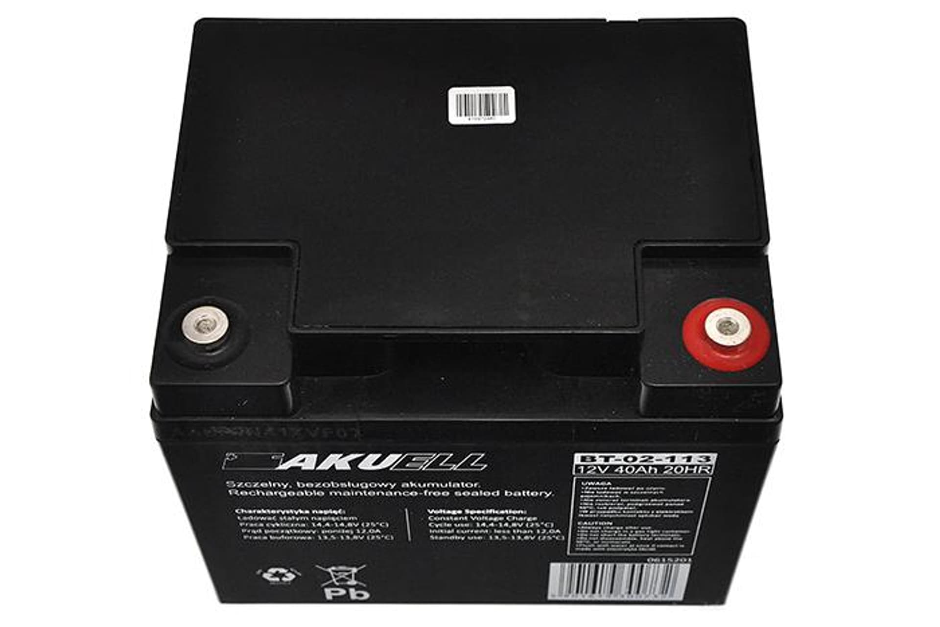 

Akumulator żelowy 12V 40Ah AGM