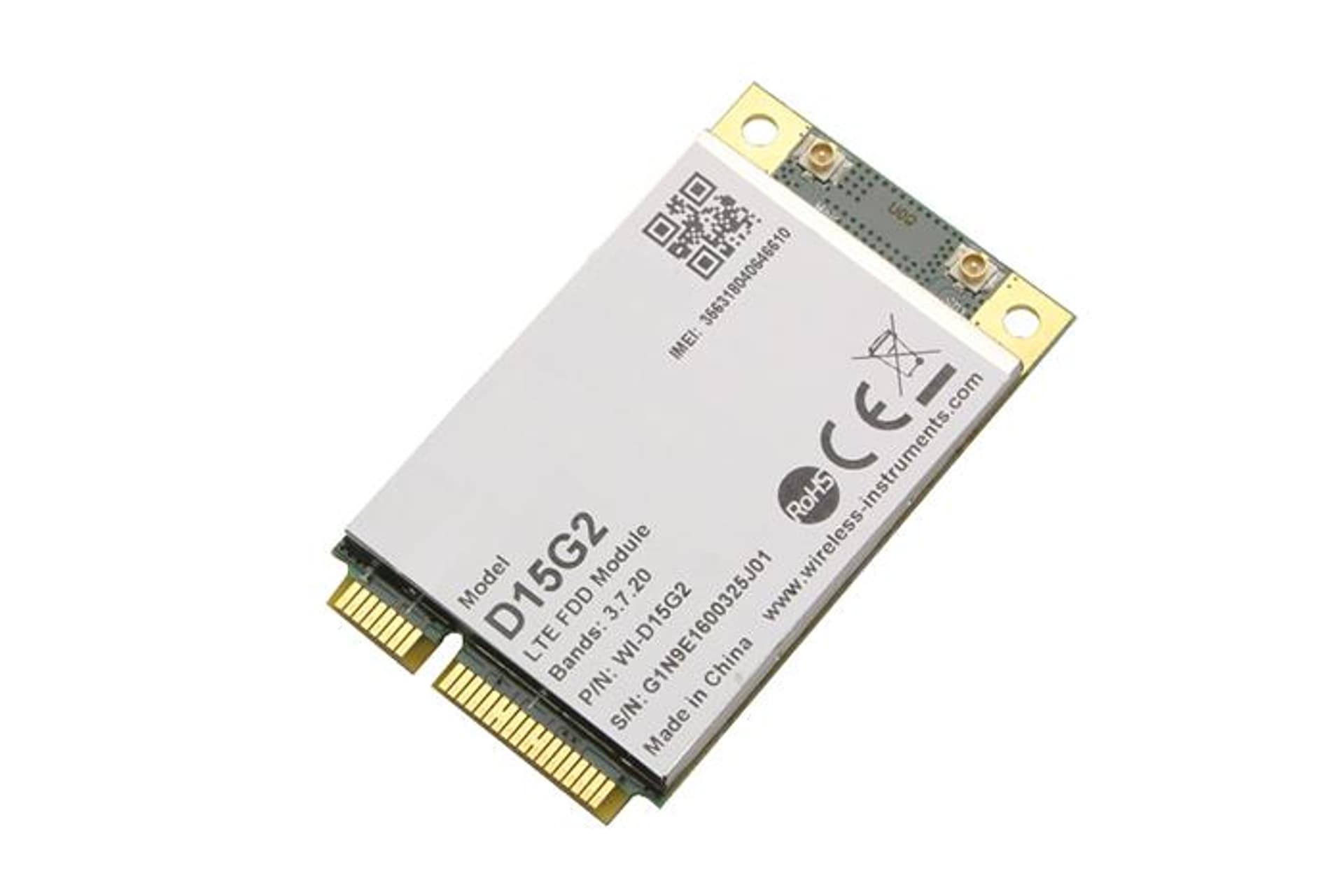 

Modem 4G LTE miniPCI Express D15G2 - Mikrotik, Windows, Linux