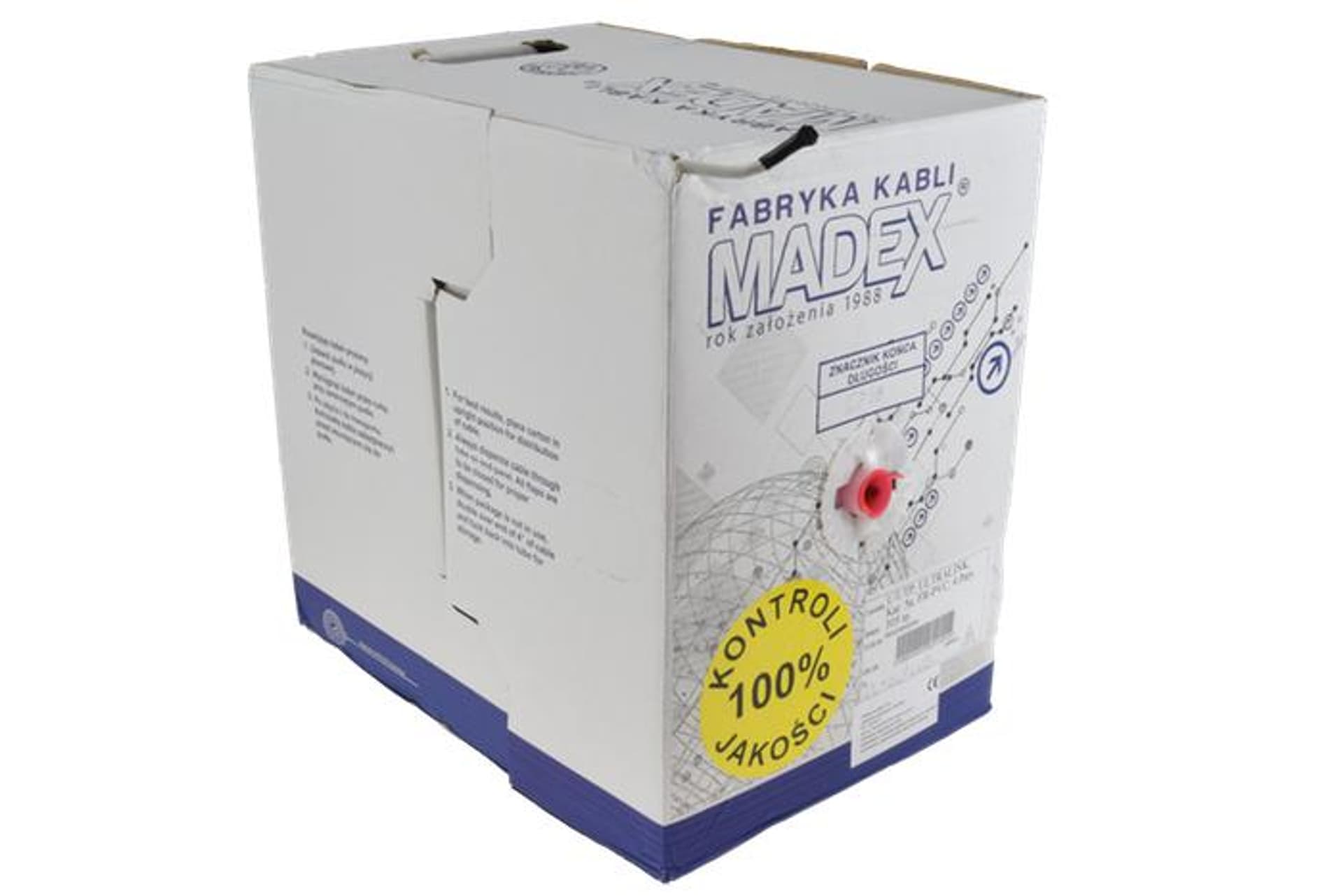 

MADEX Ultralink U/UTP kat.5e PCV 305m 4x2x0,5 szary