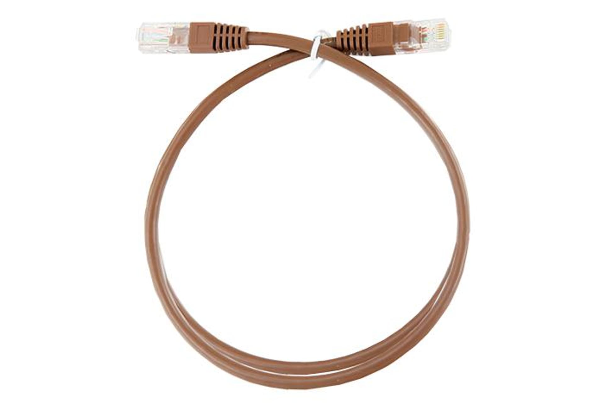 

Patchcord UTP Kategorii 5e 1,5m brązowy