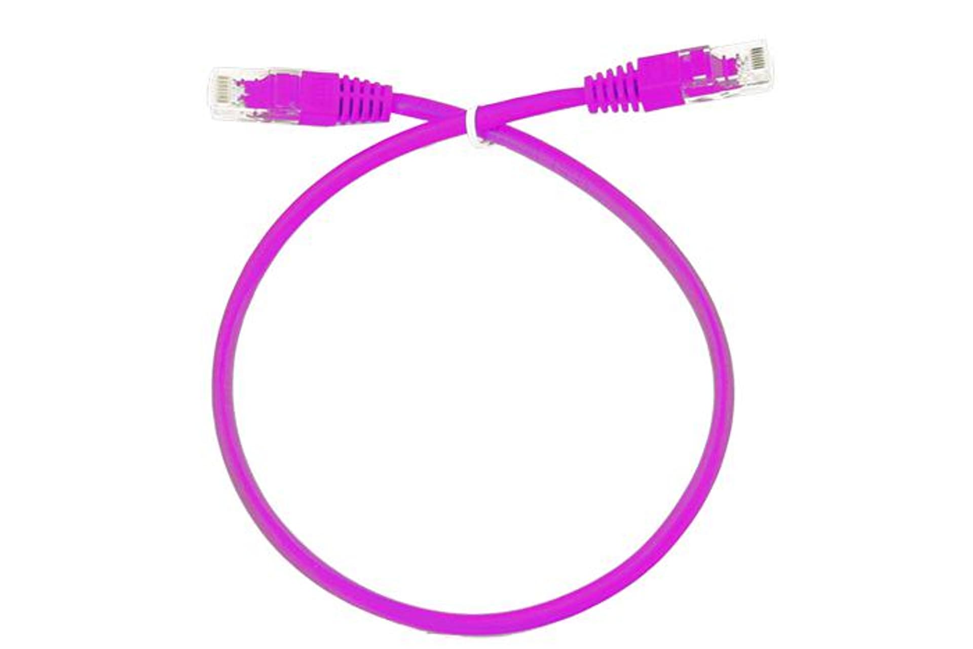 

Patchcord UTP Kategorii 5e 0.25m różowy