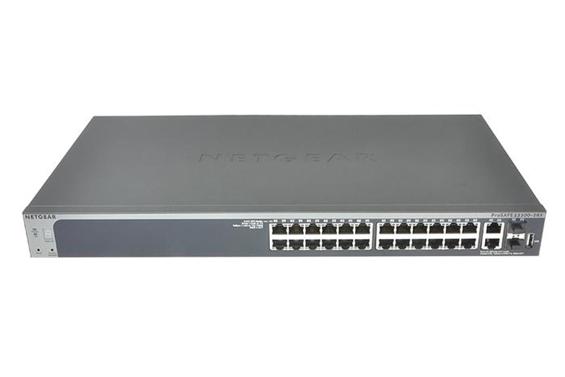 

NETGEAR S3300 28PT STACKABLE SMART SW W/10G (GS728TX-100NES)