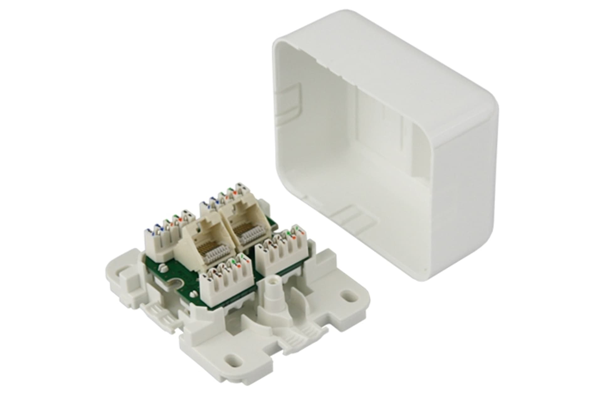 

Puszka RJ45 2 gniazda Telegartner