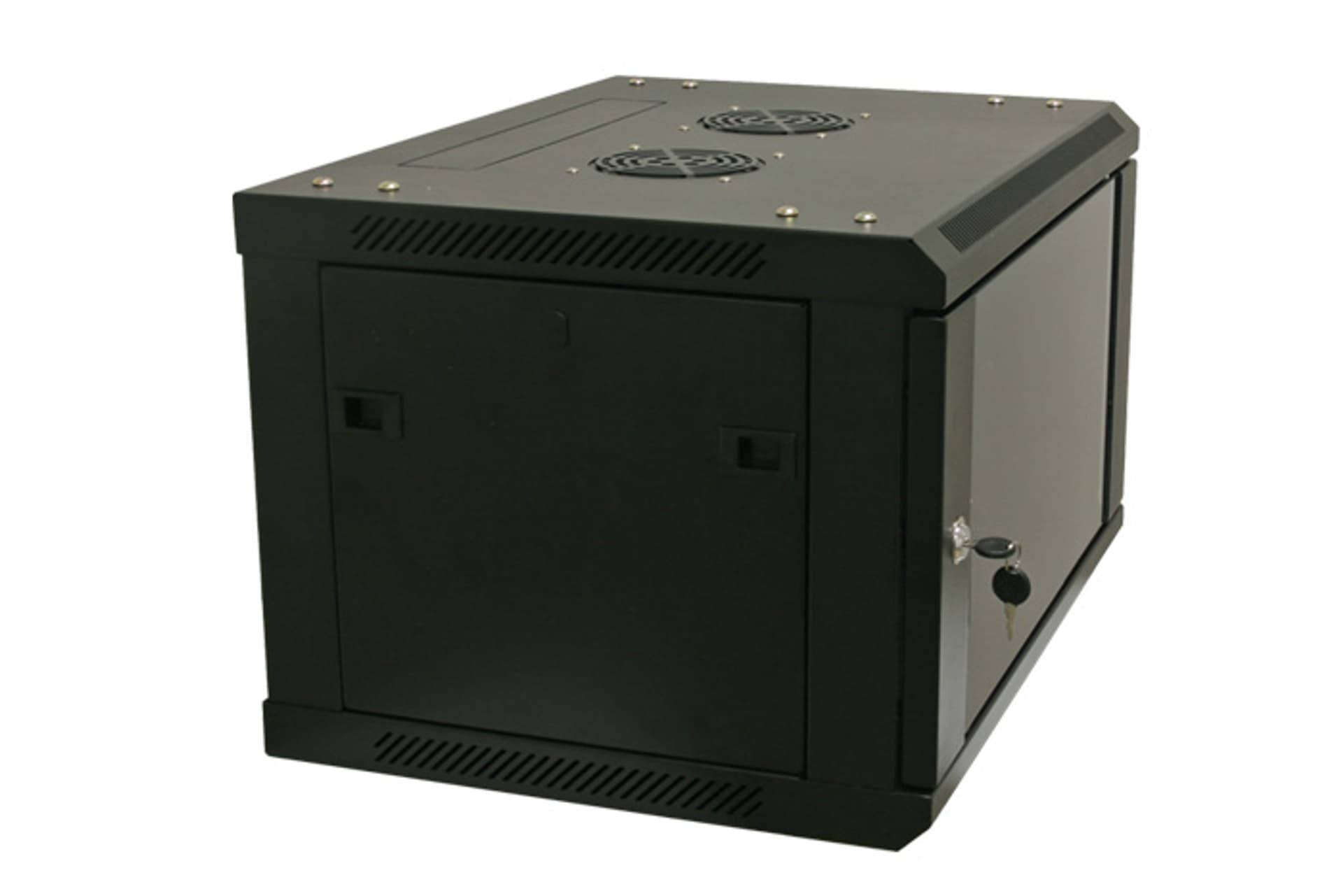 

Linkbasic szafa wisząca rack 19'' 6U 600x450mm czarna (drzwi przednie szklane)