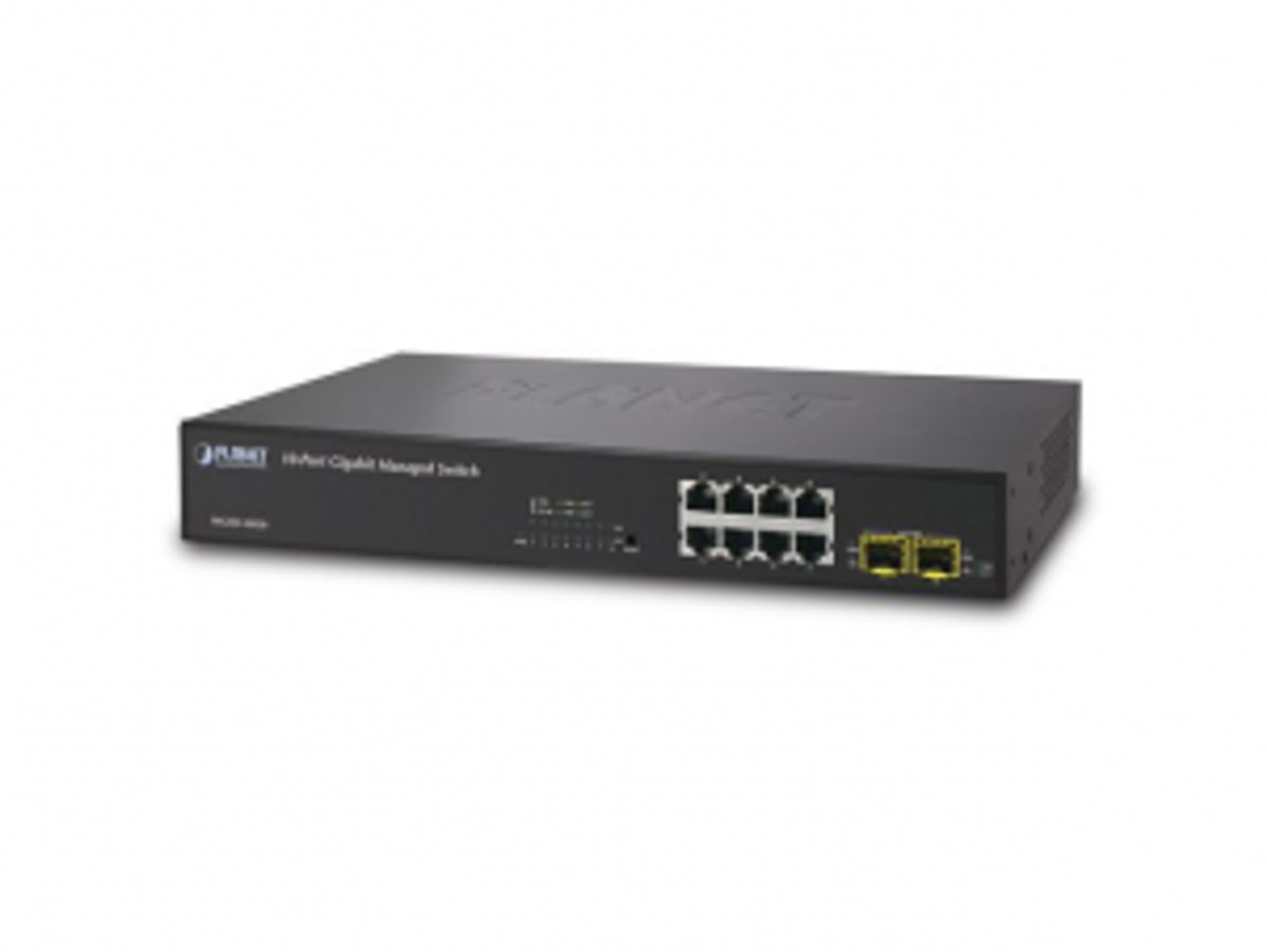 

SWITCH PLANET WGSD-10020 8X 1GB BASE-T/2X BASE-X SFP ZARZĄDZALNY L2+ GIGABIT ETHERNET