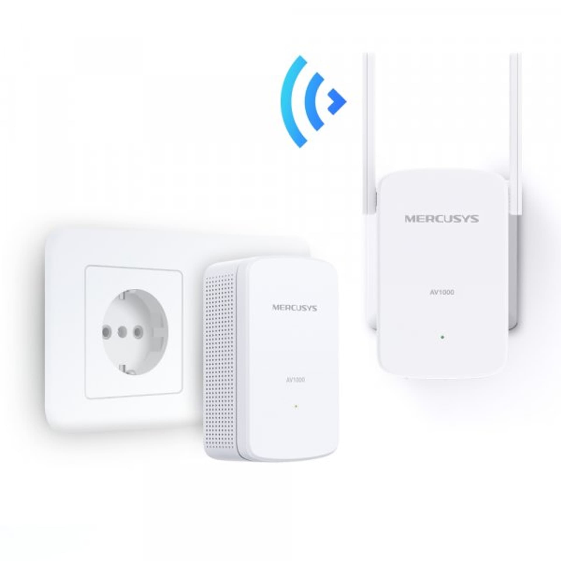 

MERCUSYS MP510 KIT zestaw gigabitowych nano transmiterów sieciowych AV1000 z Wi-Fi