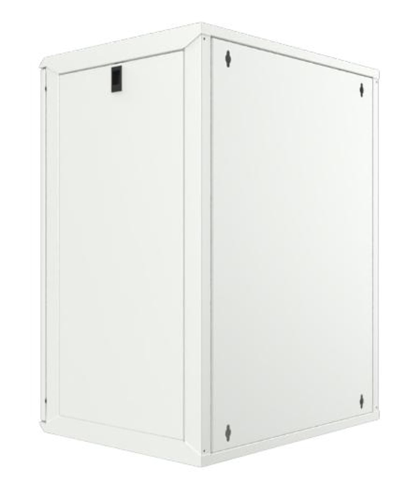 

Szafa rack 19 wisząca 15U 600x600mm szara szklane drzwi