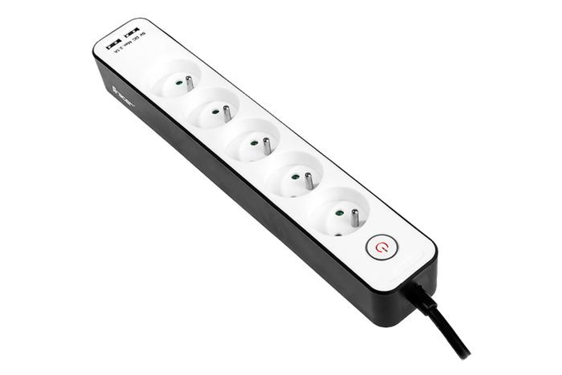 

Listwa zasilająca TRACER Zebra mobile ready 1.5m (5 gniazd + 2USB 2.1A)