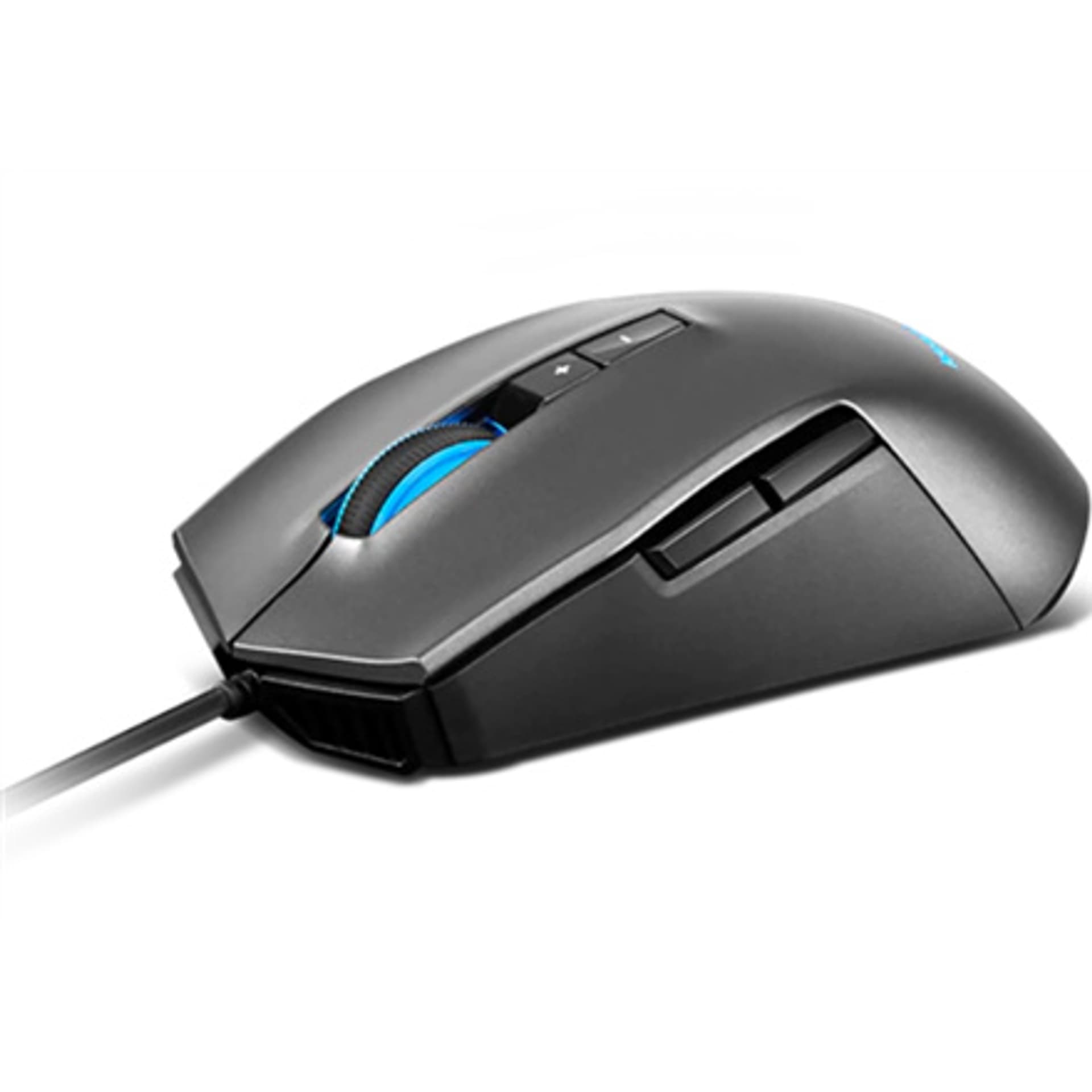 

Lenovo IdeaPad Gaming M100 RGB Gaming Mouse, czarna, ergonomiczny kształt; 2 strefy RGB; 7-kolorowe podświetlenie cyrkulacyjne;