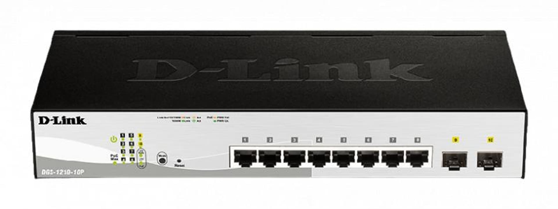 

D-Link DGS-1210-10P/E 10-portowy Gigabitowy Switch PoE Smart, 2x SFP