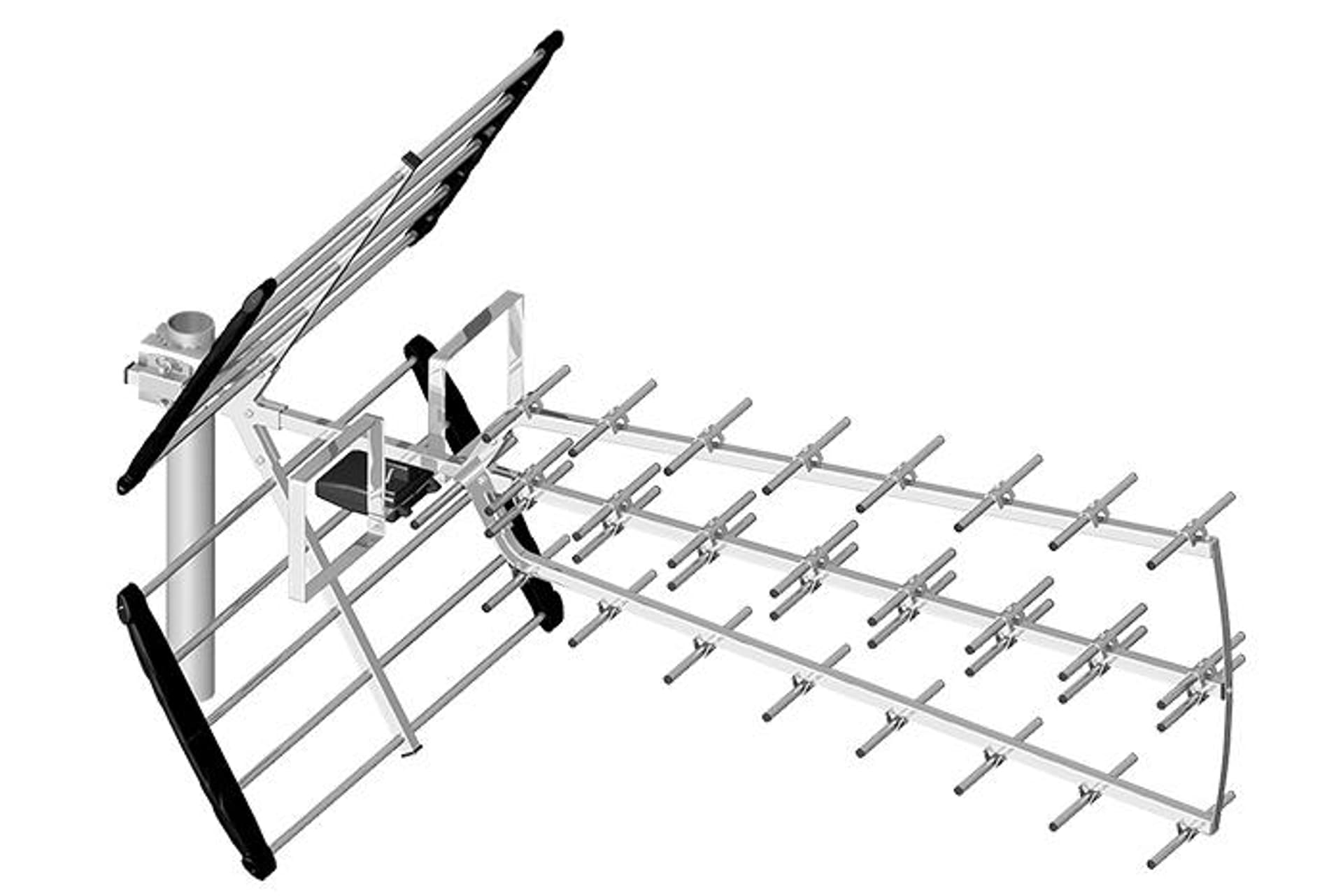 

Antena telewizyjna UHF Dipol 44/21-60 Tri Digit DVB-T/T2