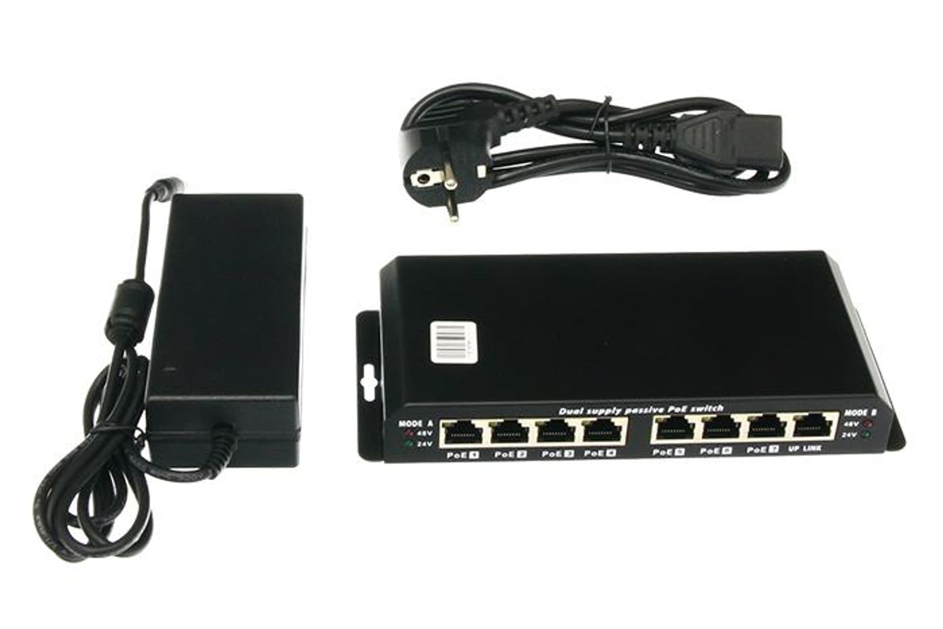

Switch POE 8-portowy 24V/48V dwa tryby zasilania